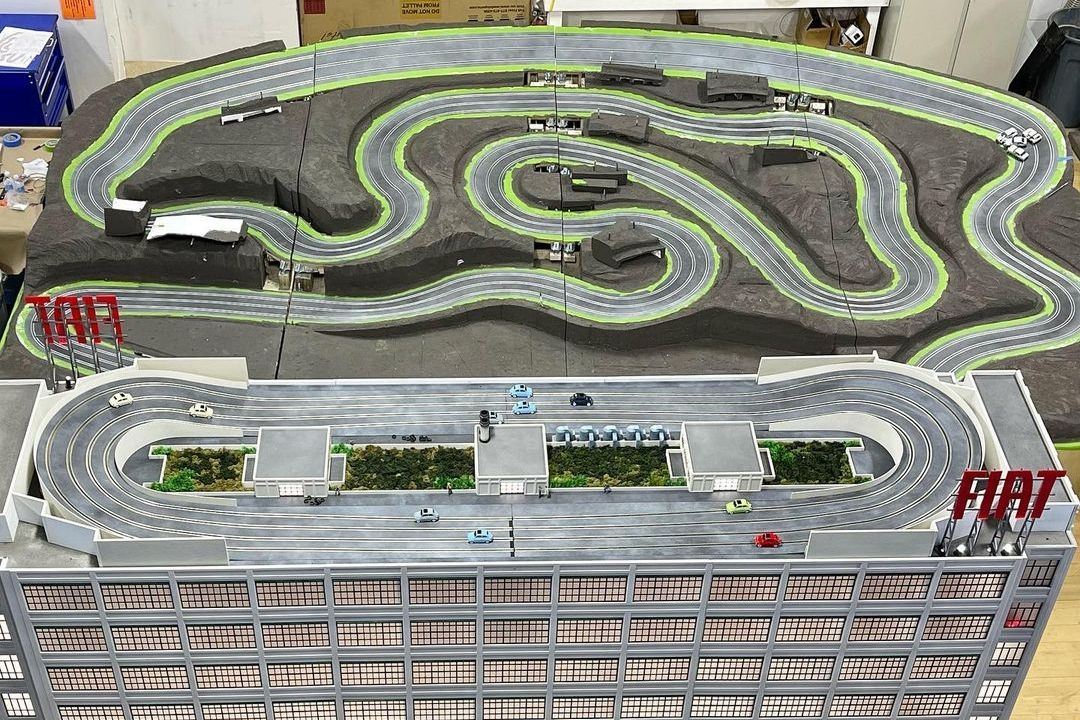 Fiat S Famous Rooftop Racetrack Factory Turned Into K Slot Car Model