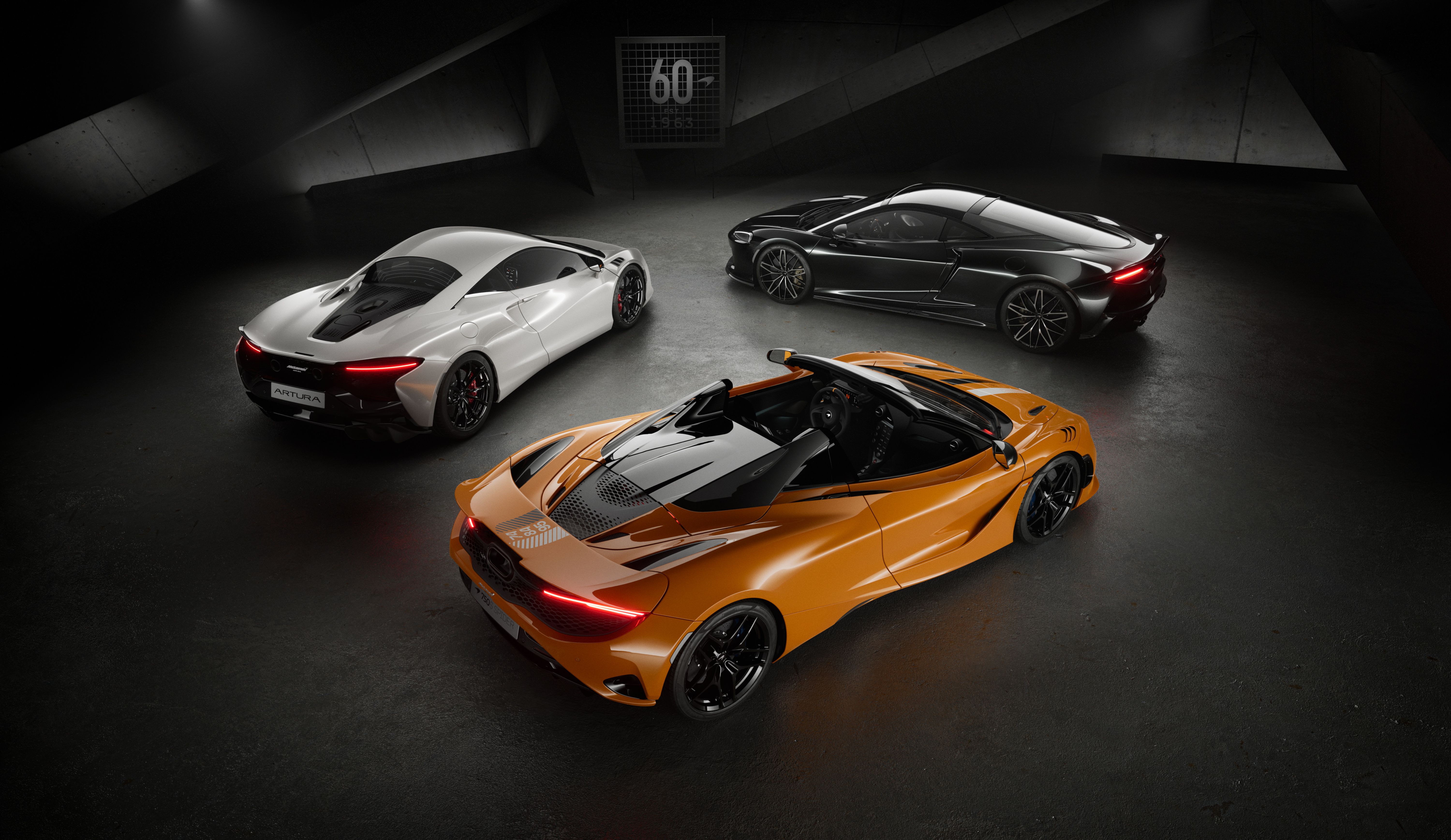 McLaren 60th Anniversary options.