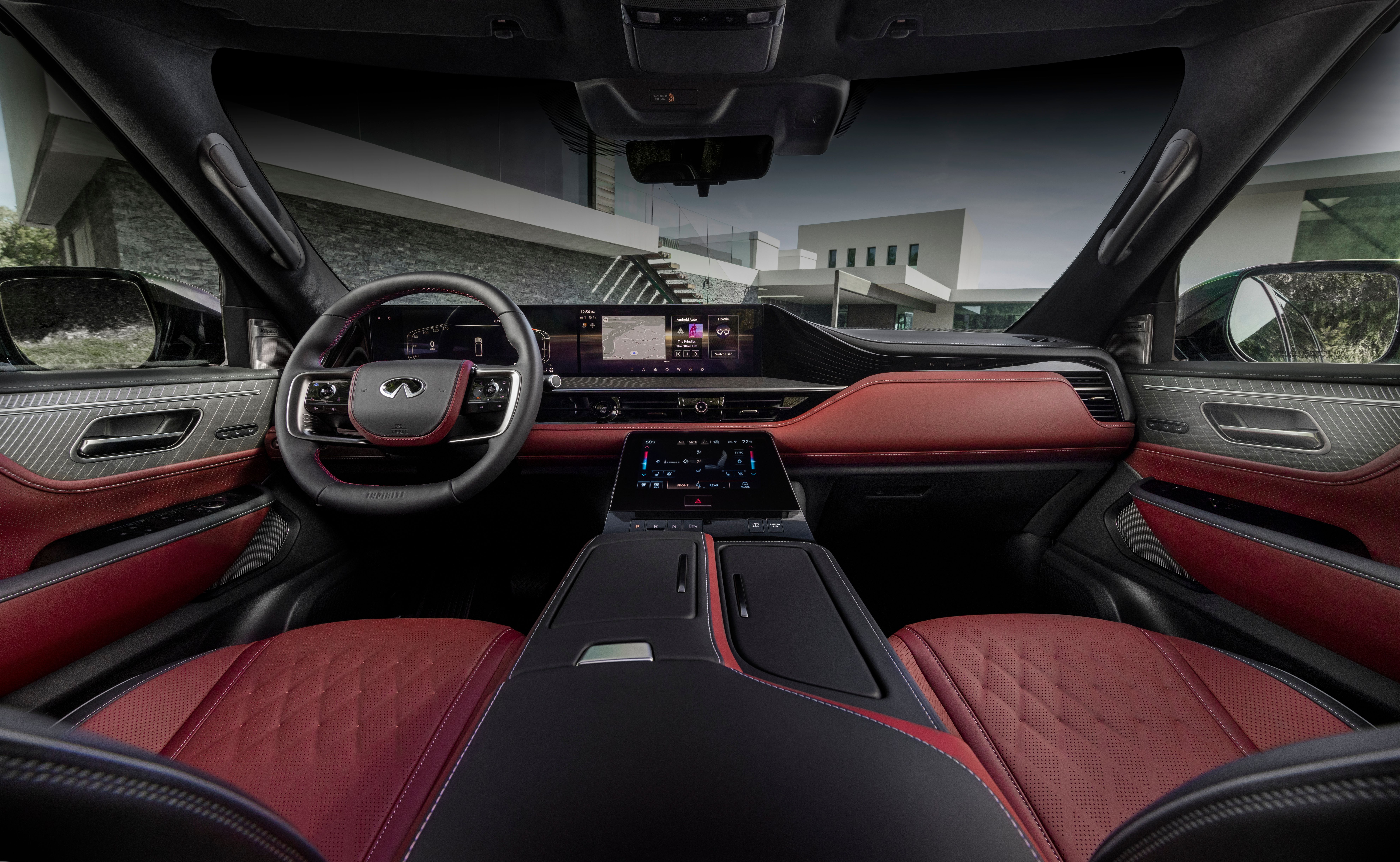 2025 Infiniti QX80 dashboard