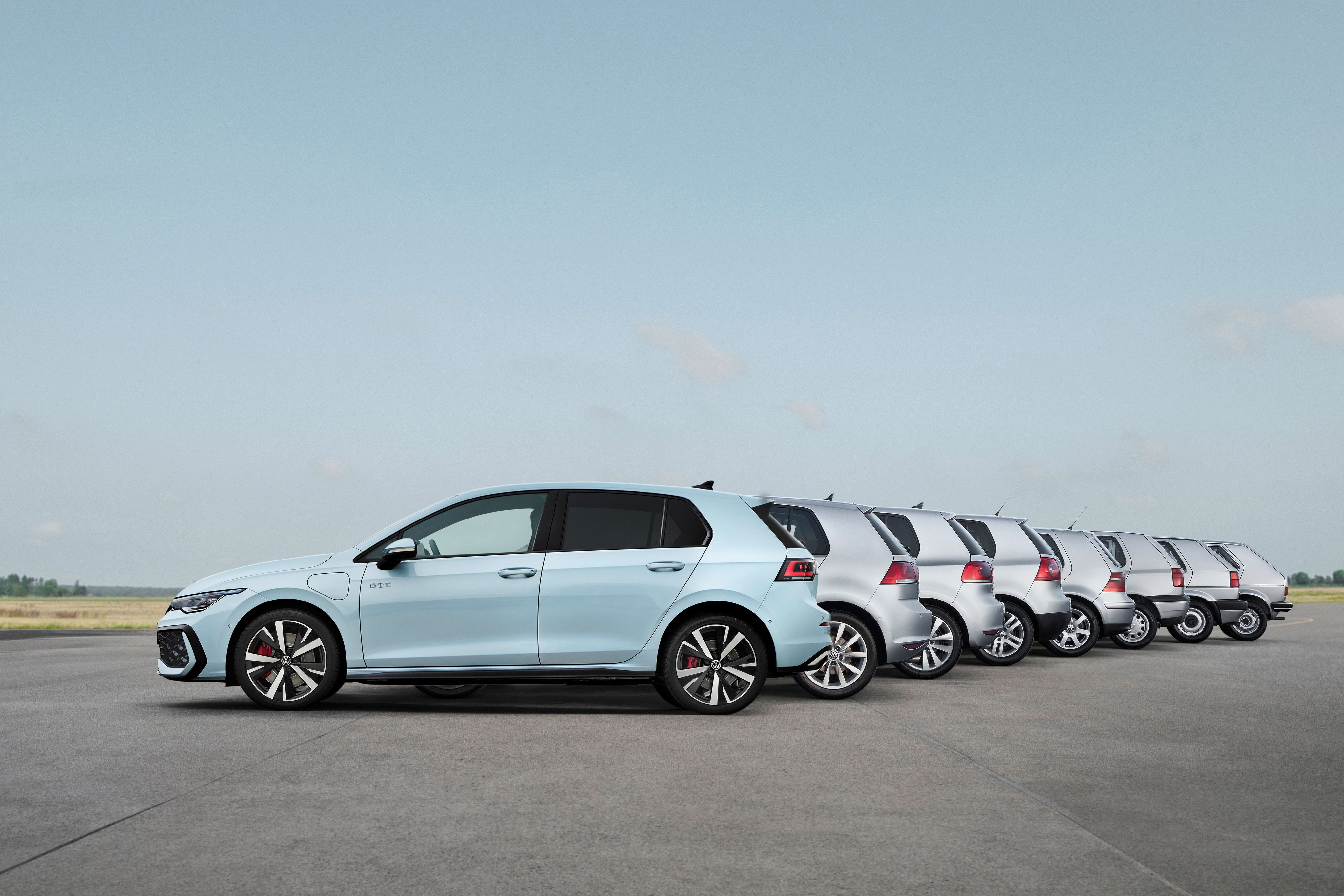 Volkswagen Golf Generations lineup