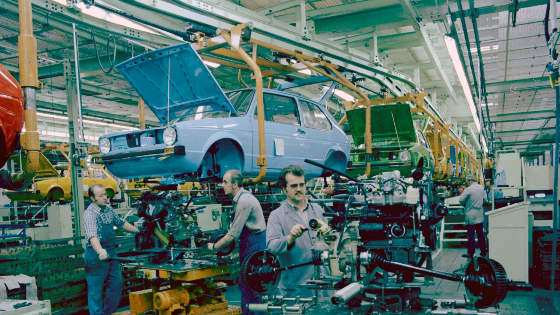 Volkswagen Golf Production in 1974