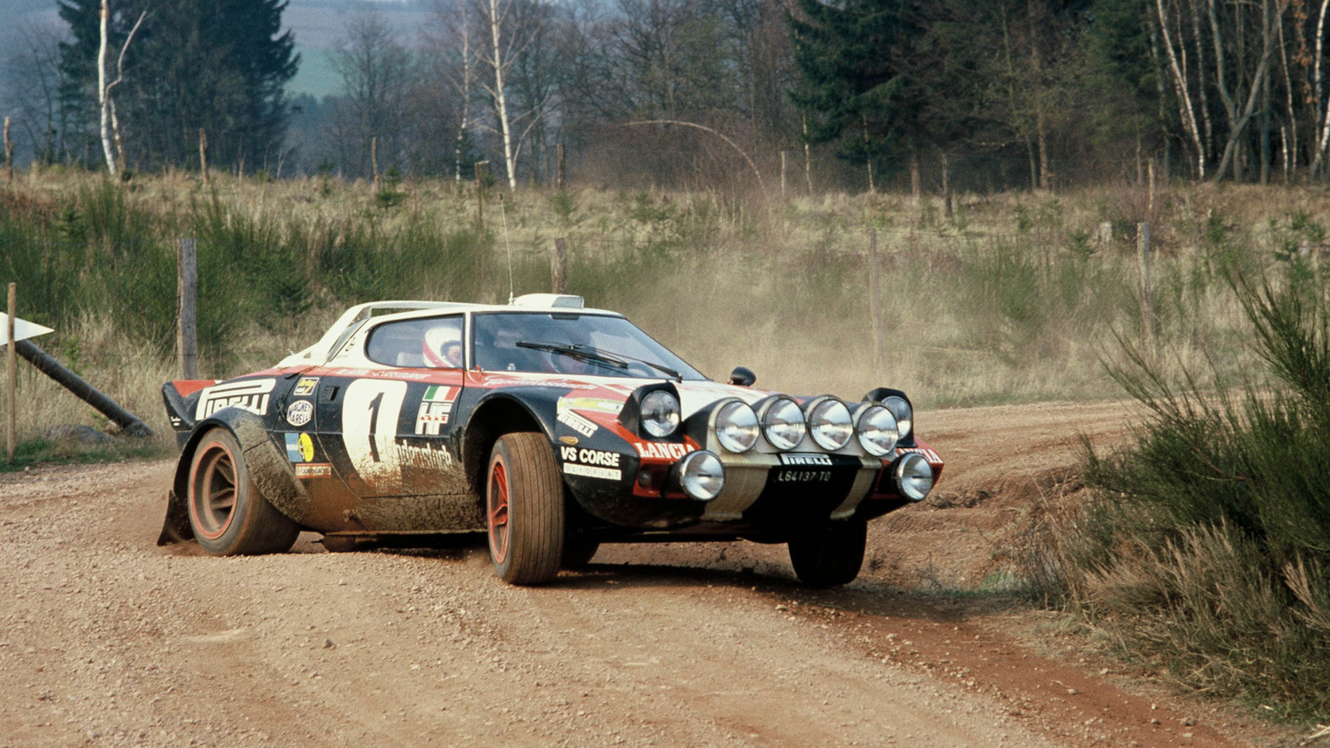 The Lancia Stratos was designed to go racing. 