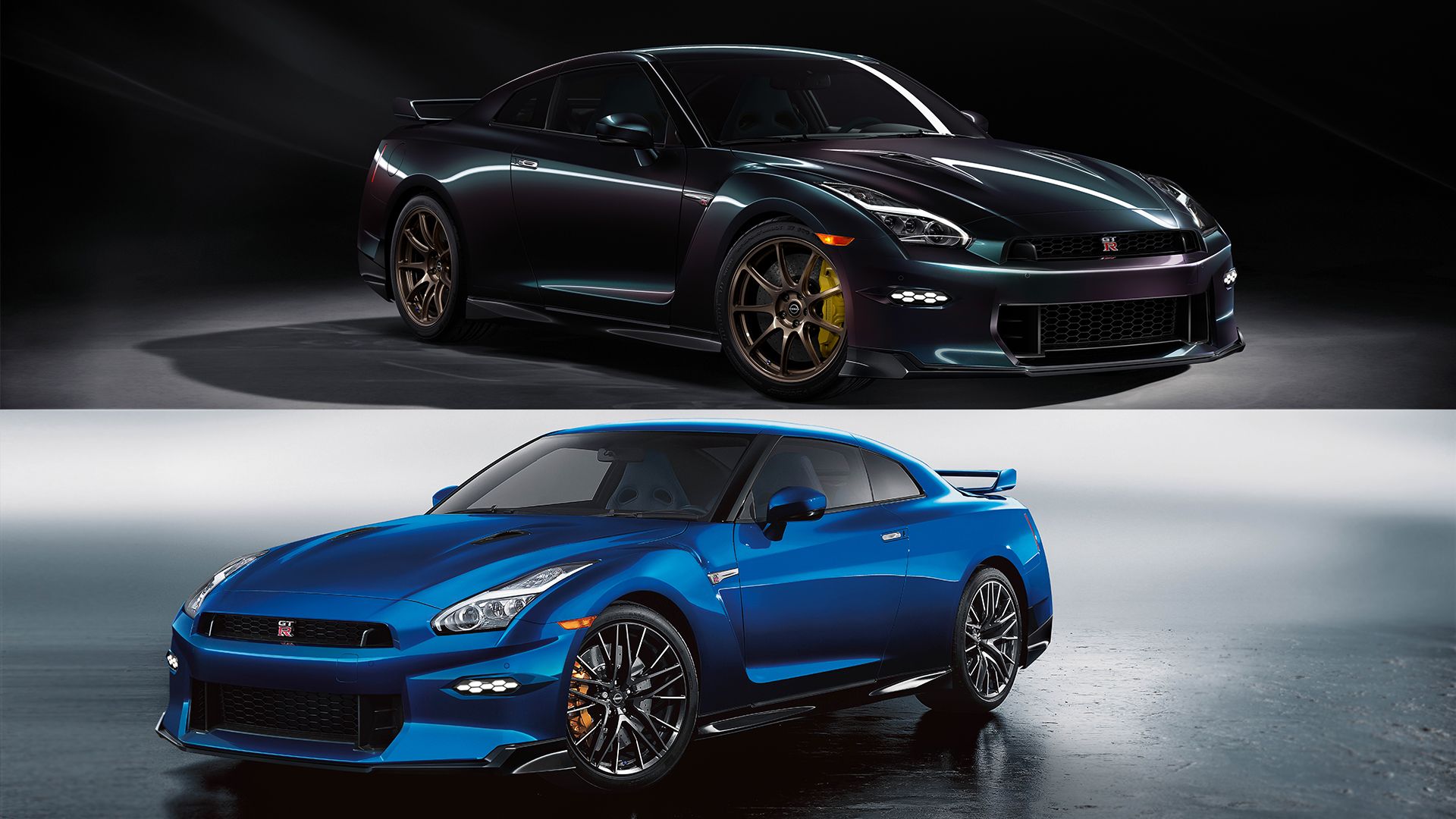 Nissan GT-R T-Spec Takumi And Skyline Editions together in one image