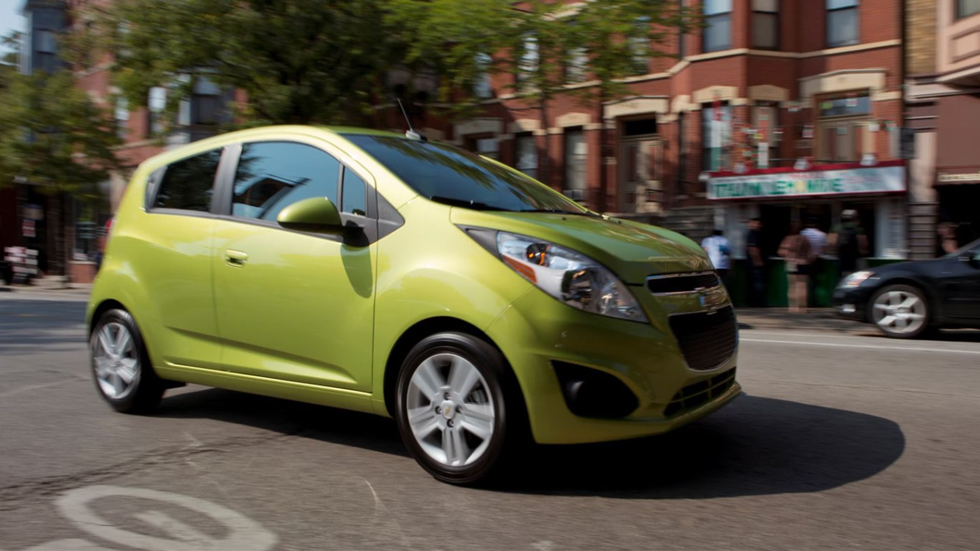 Chevy Spark Driving