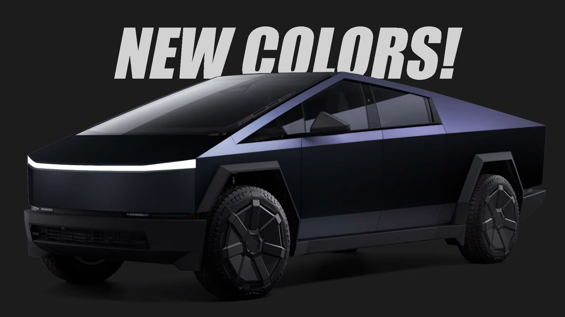 Tesla Cybertruck New Wrap Colors