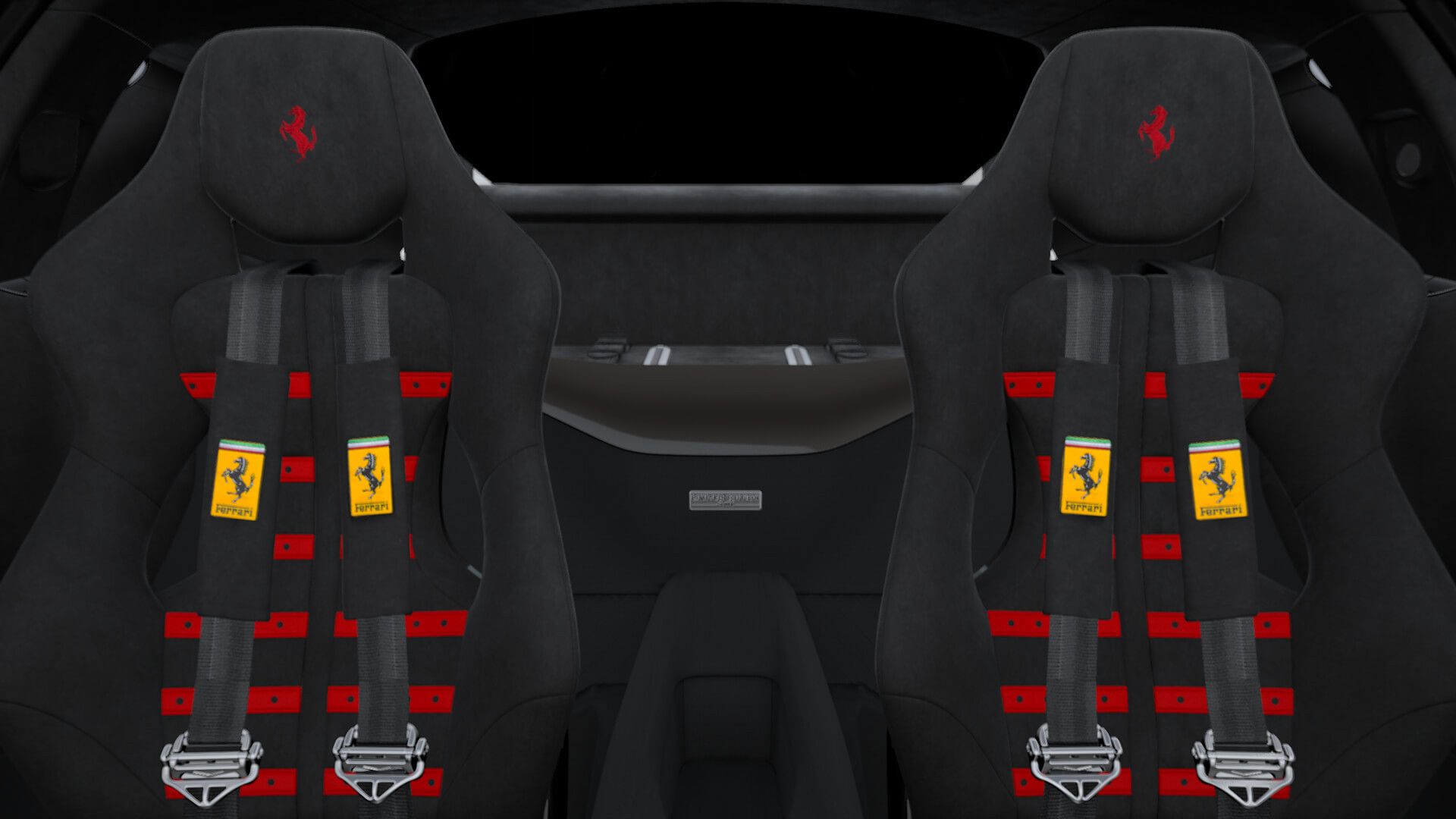 Ferrari 812 Competizione Interior Render