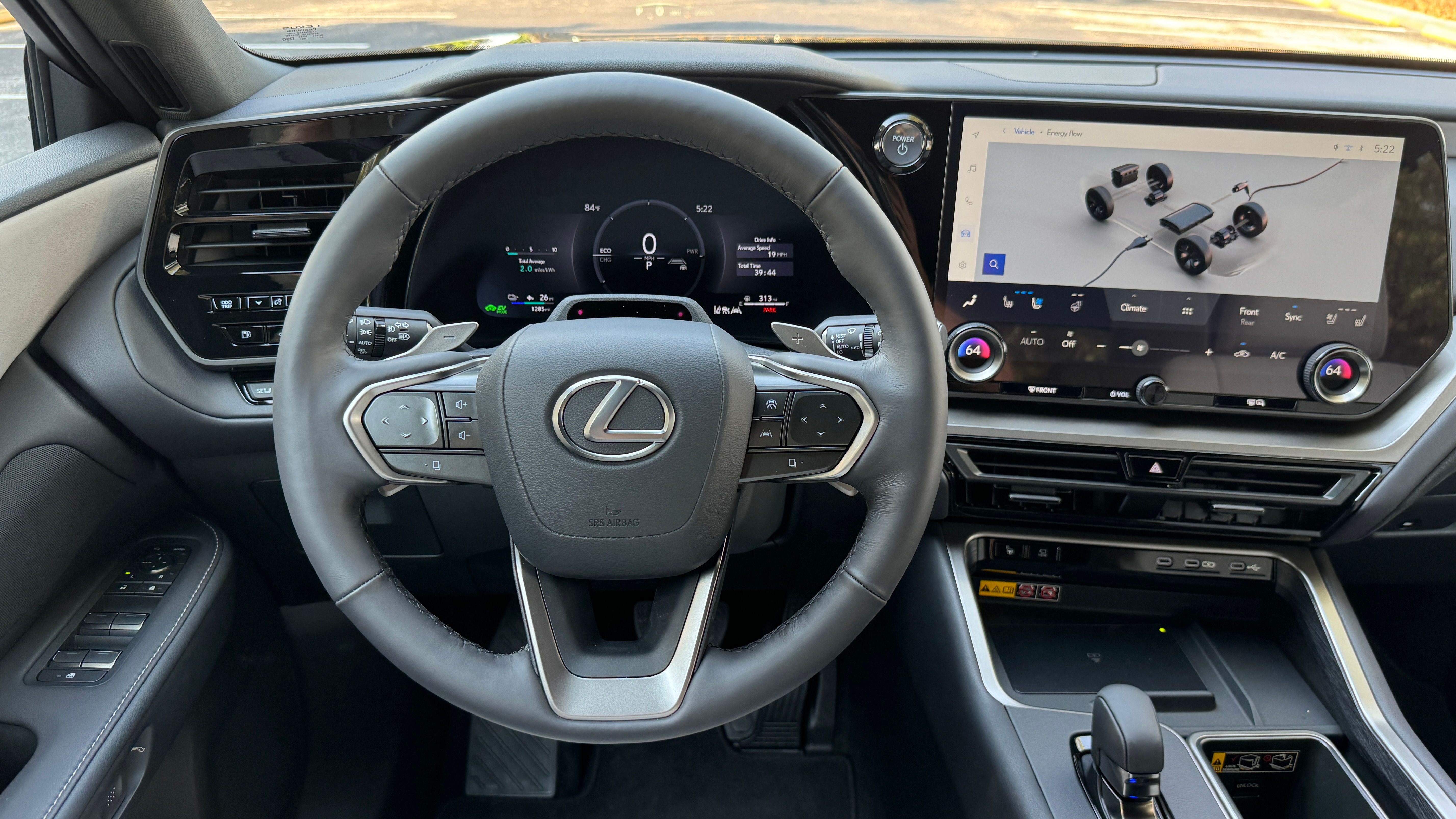 2024 Lexus TX PHEV steering wheel