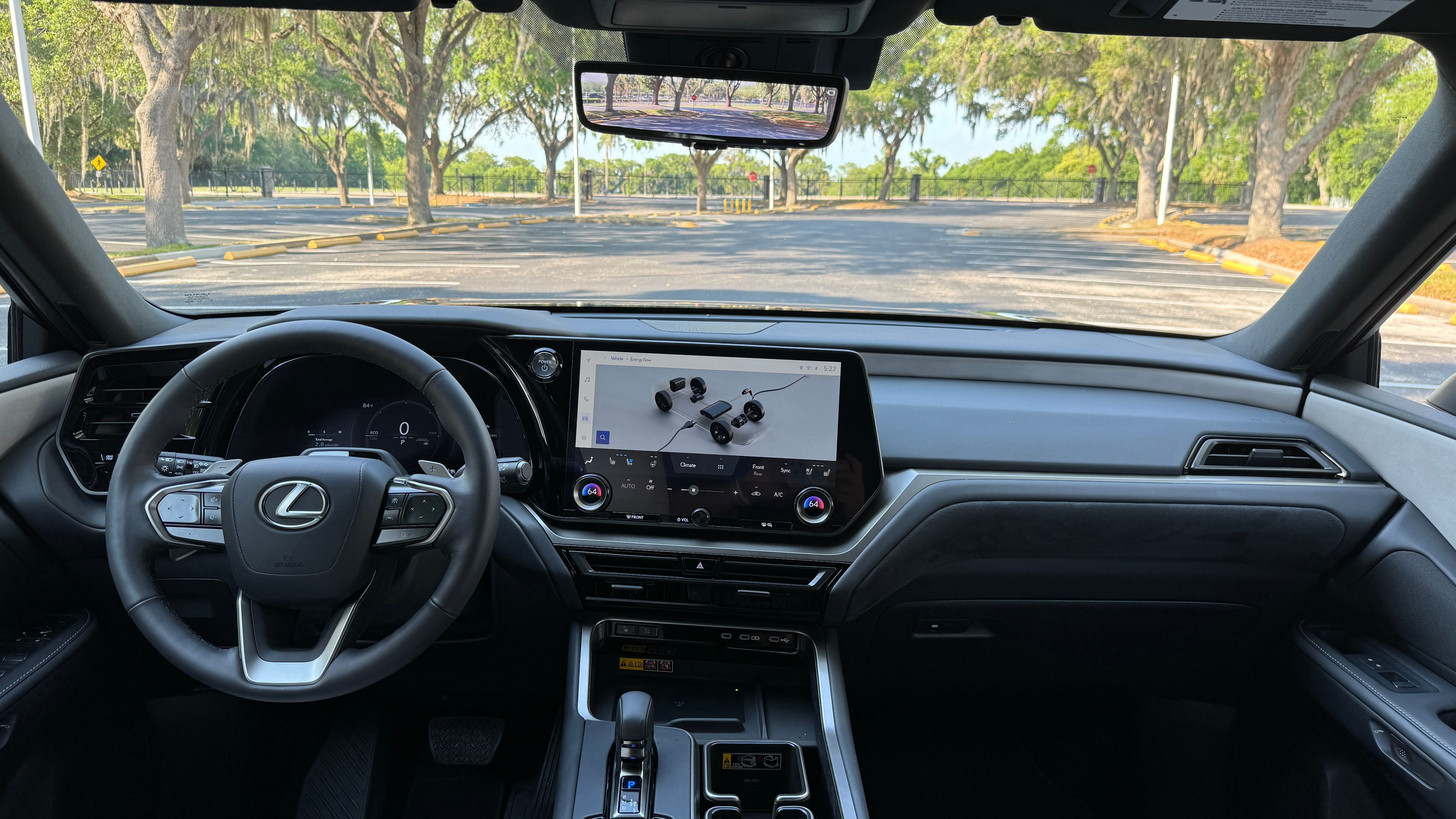 2024 Lexus TX PHEV dashboard