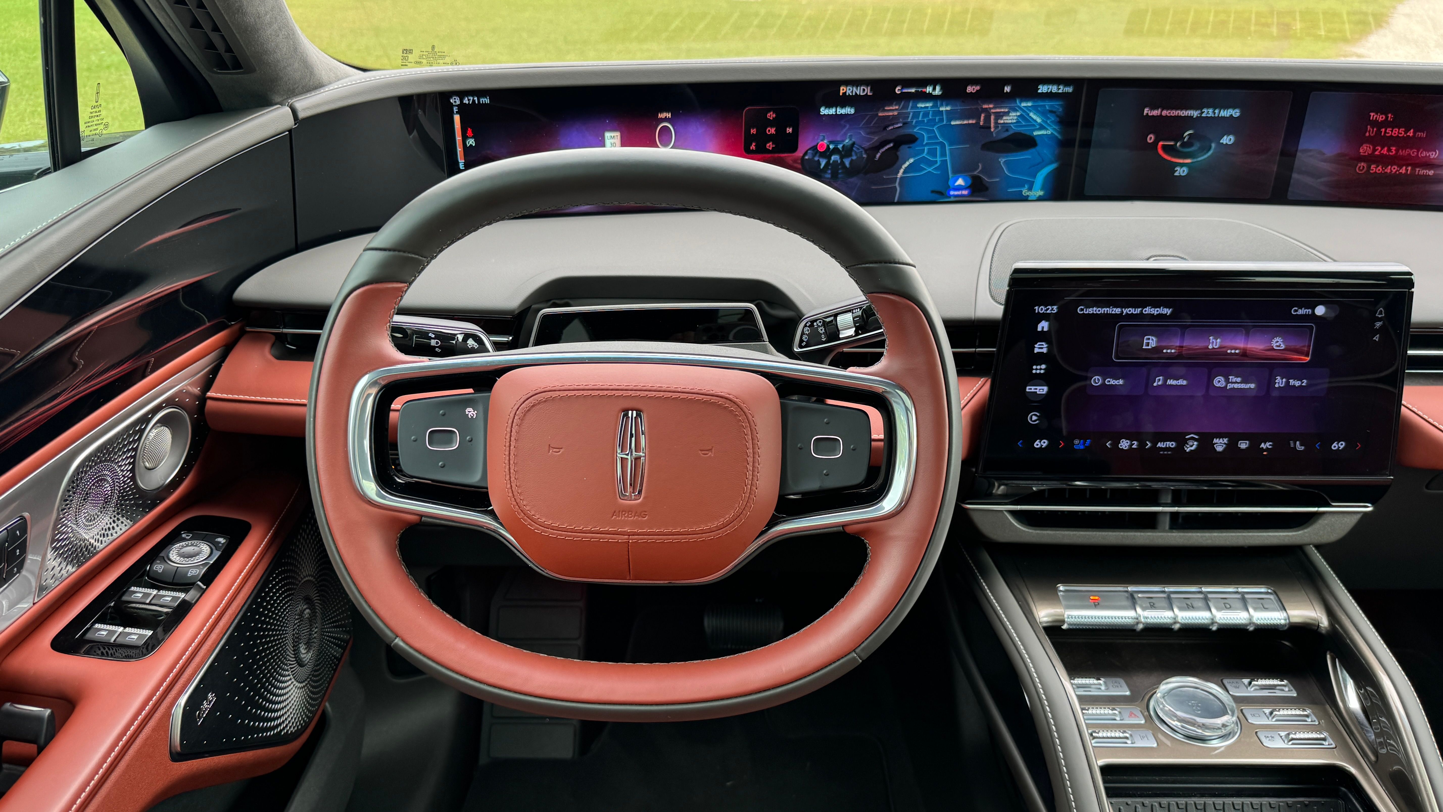 2024 Lincoln Nautilus steering wheel