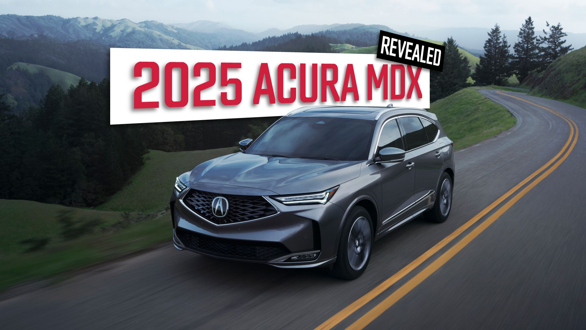 2025 Acura MDX Revealed With Added Style And New Tech