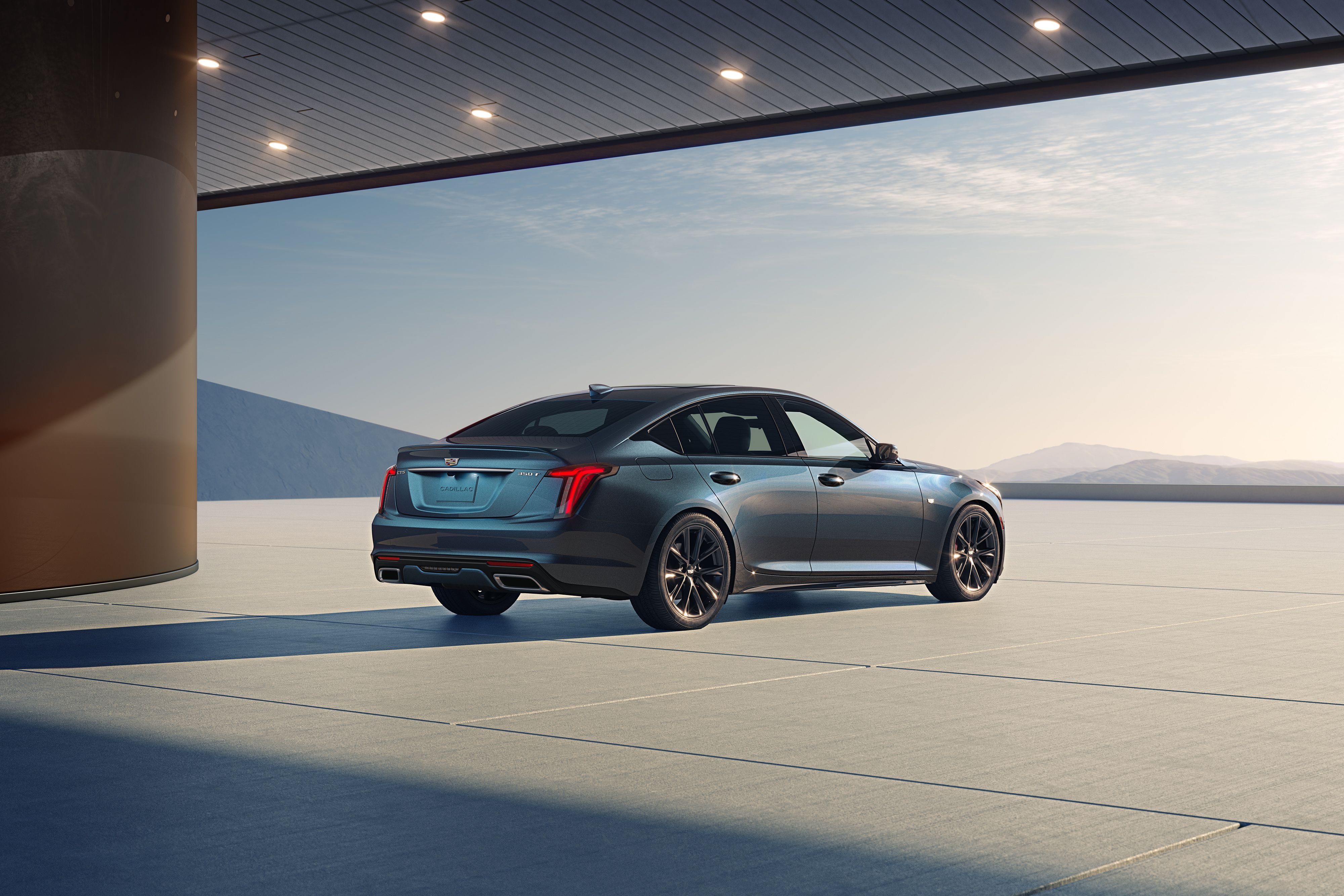 2025 Cadillac CT5 Sport 3/4 rear view