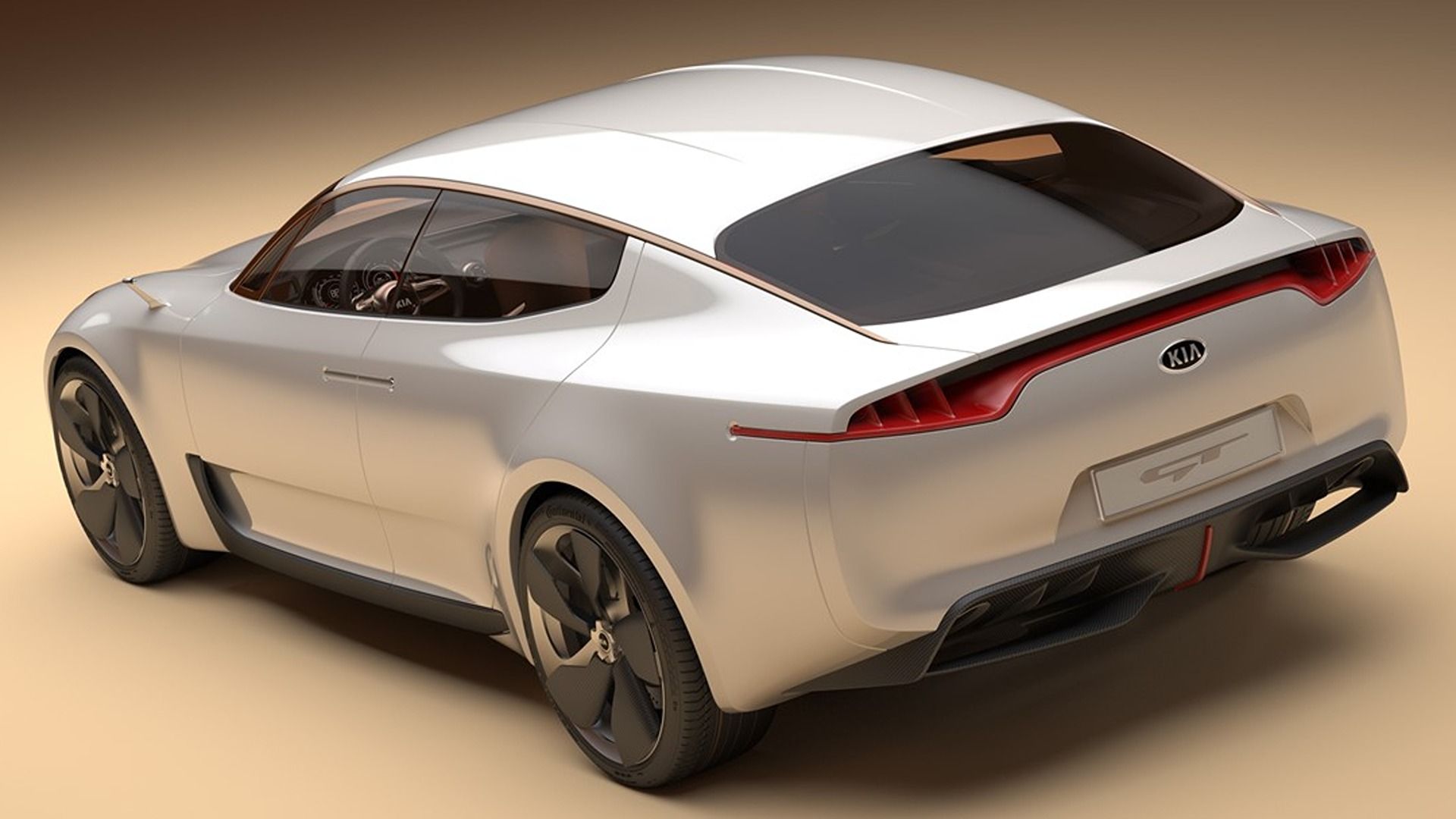 Kia GT Concept 3/4 rear view