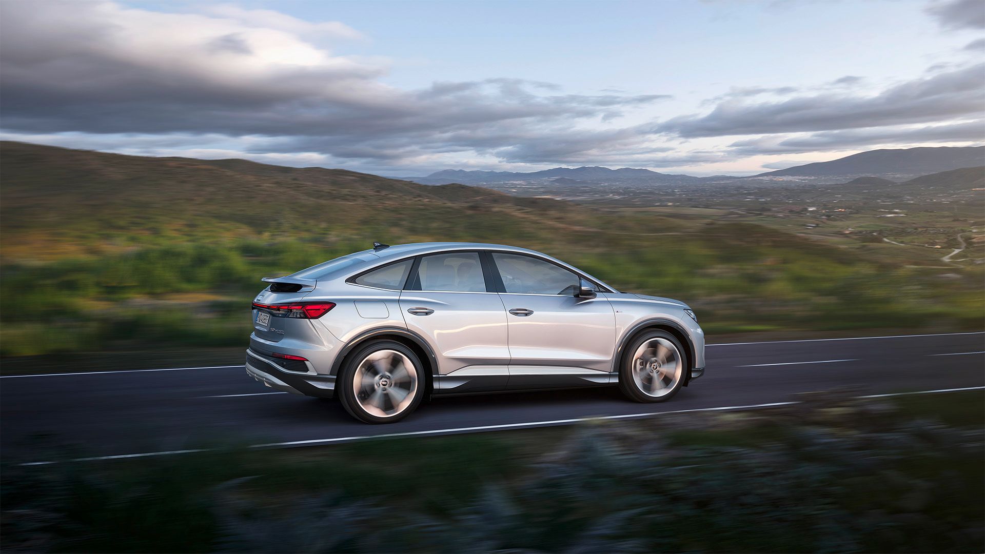 2024 Audi Q4 Sportback e-tron rear 1/4