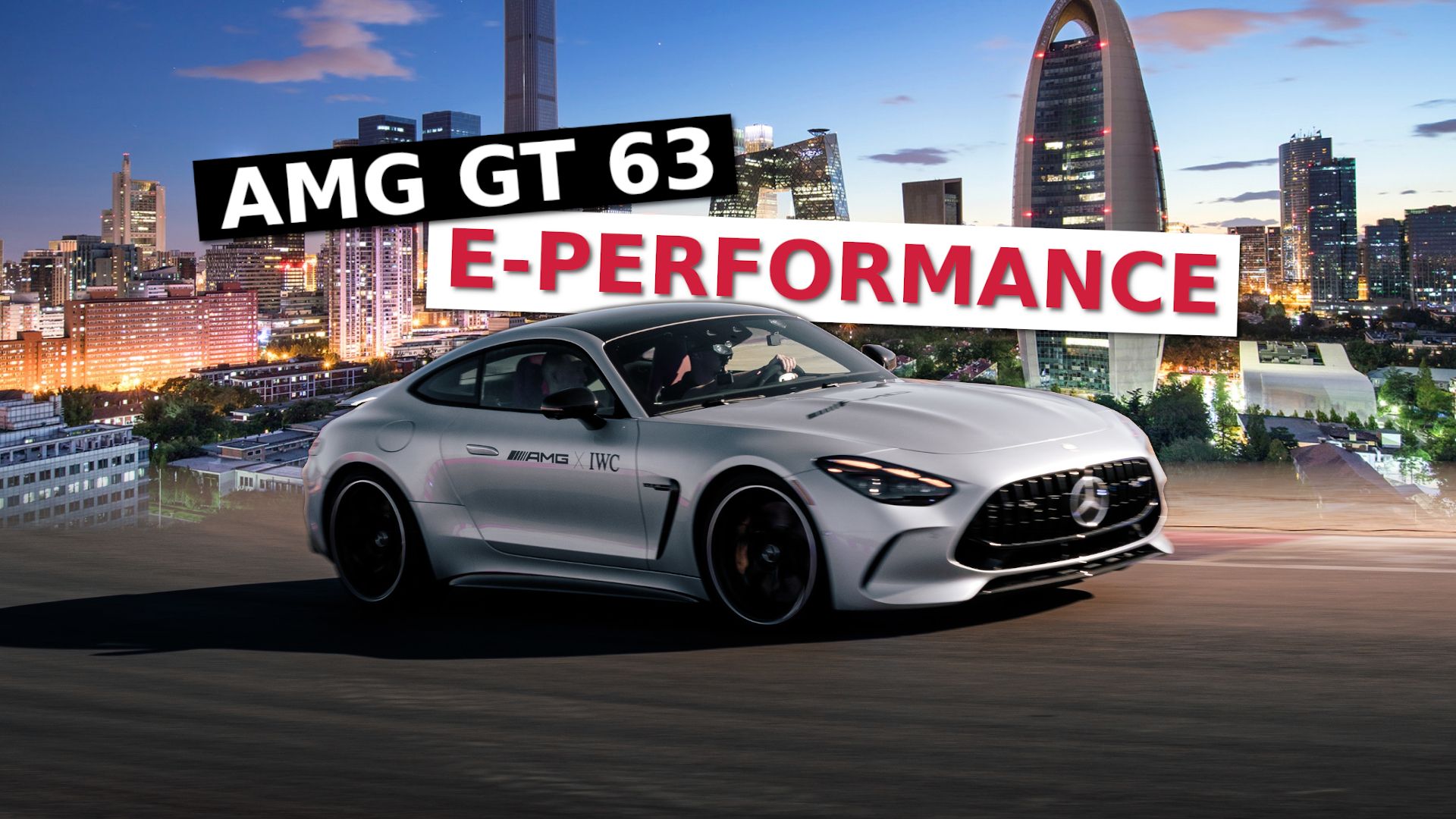 Mercedes-AMG GT S E Performance Shanghai Teaser