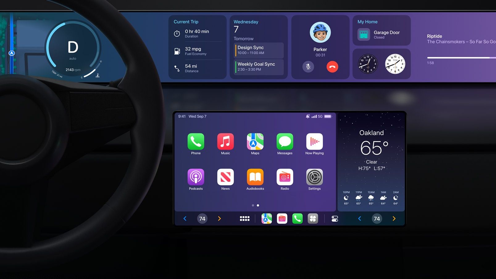 Apple CarPlay Screen
