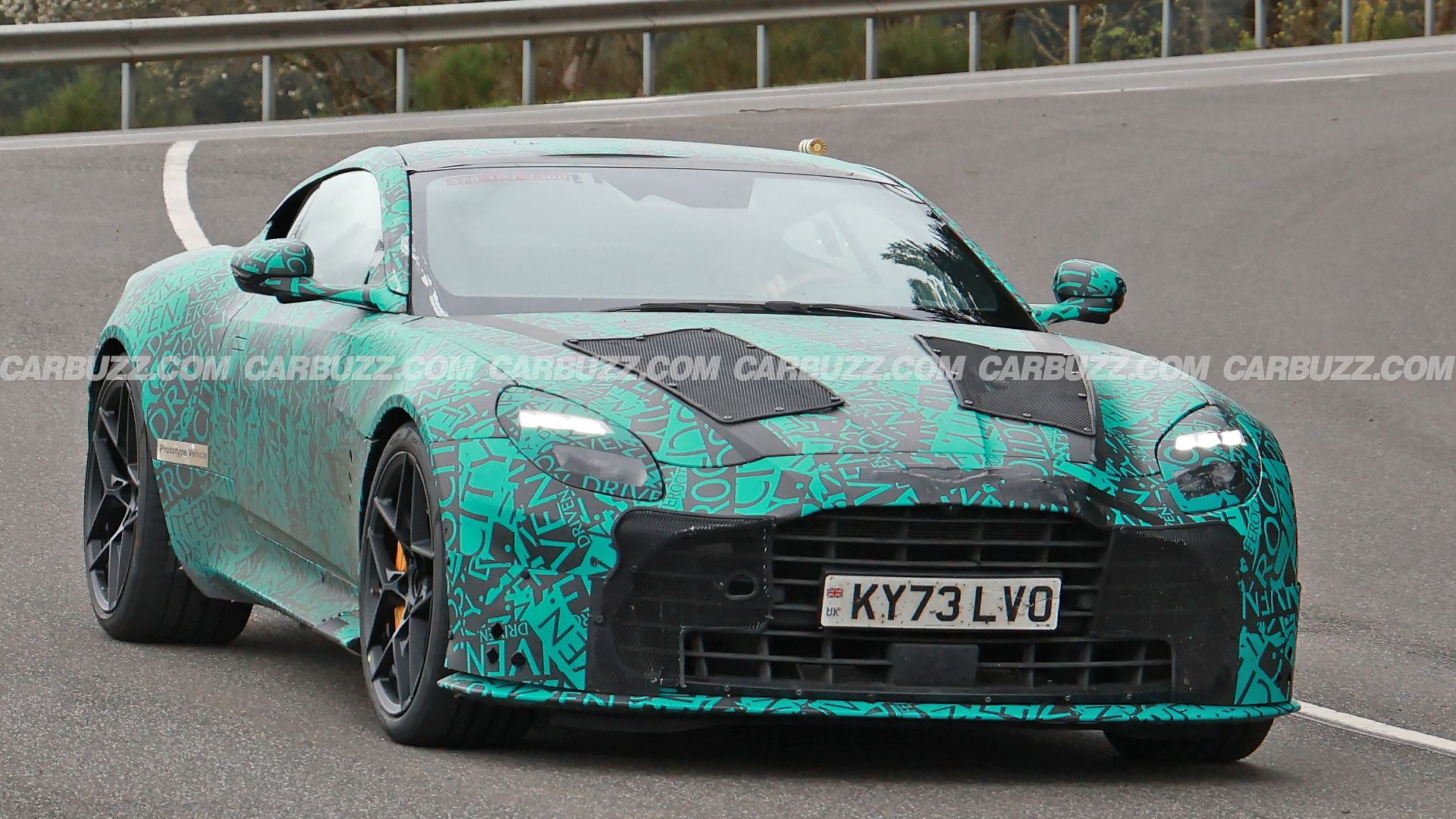 Aston Martin DBS Successor Starts Showing Aggression