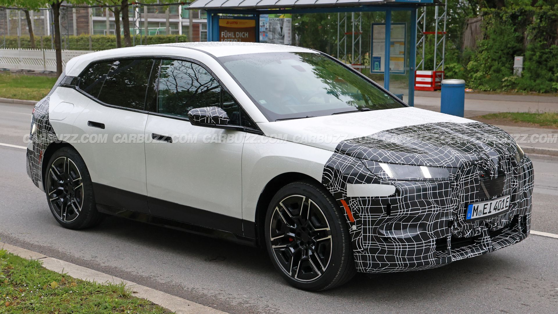 Refreshed BMW iX Spied Up Close