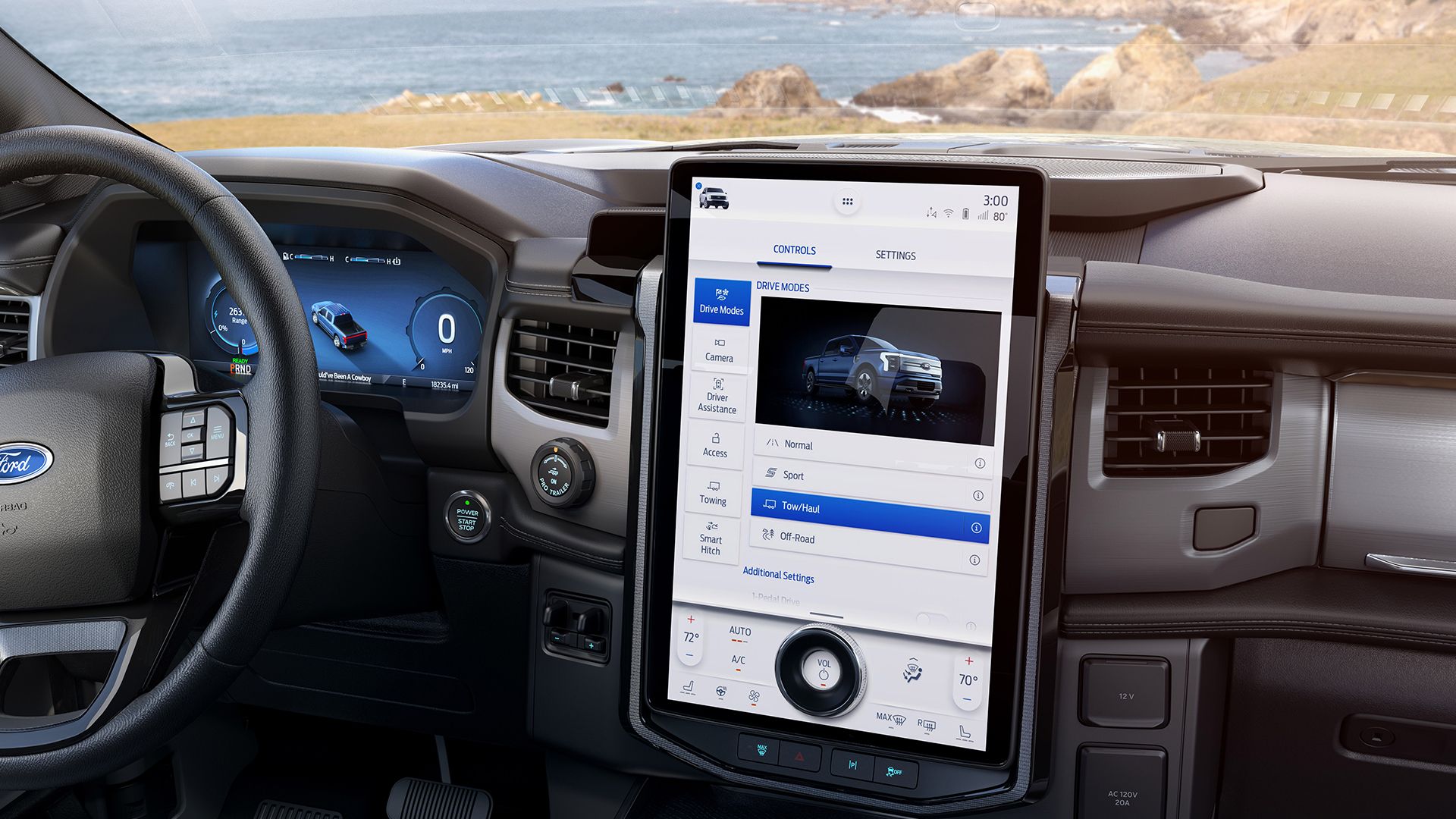 Ford F-150 Lightning infotainment