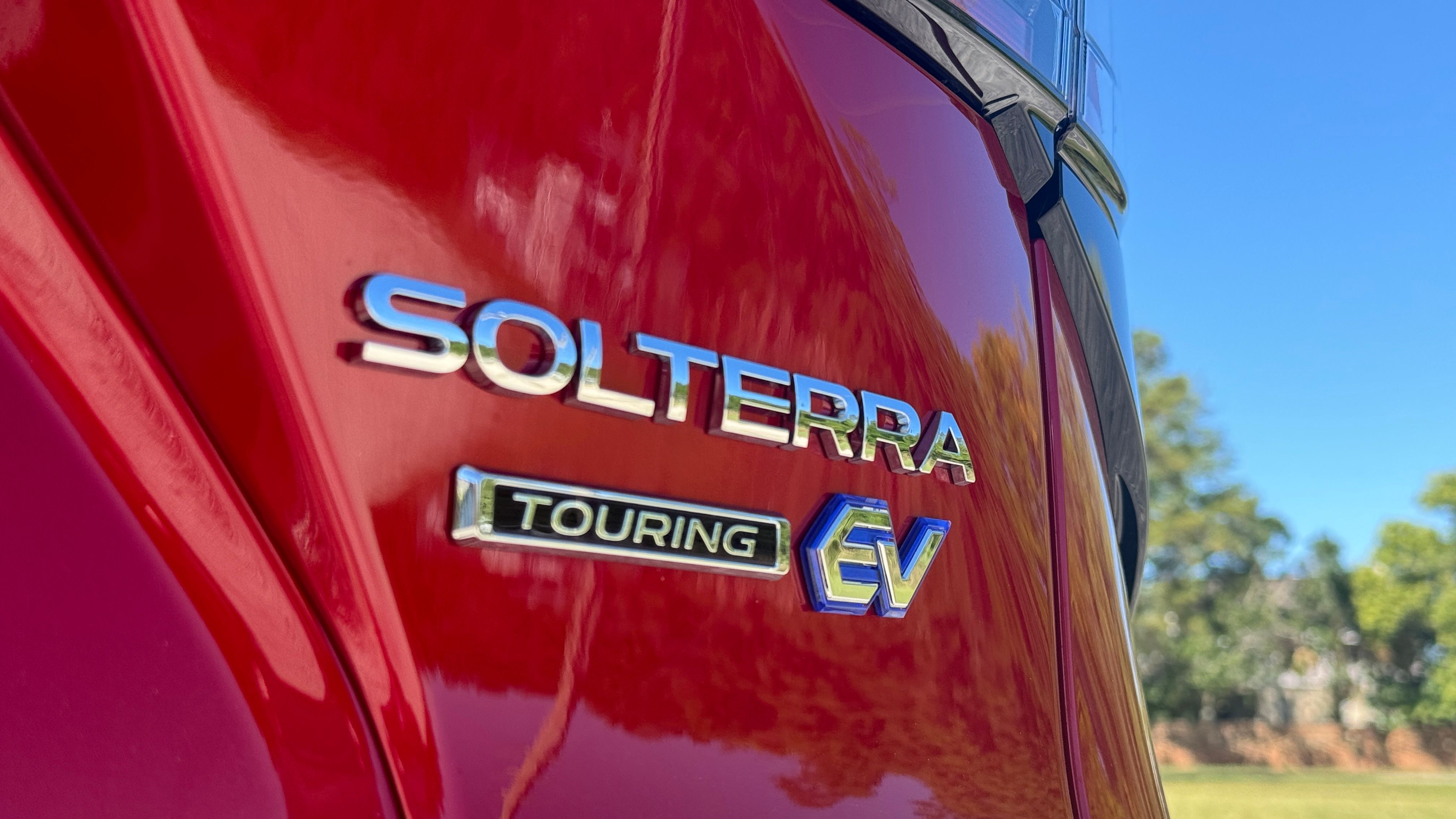 2024 Subaru Solterra badging