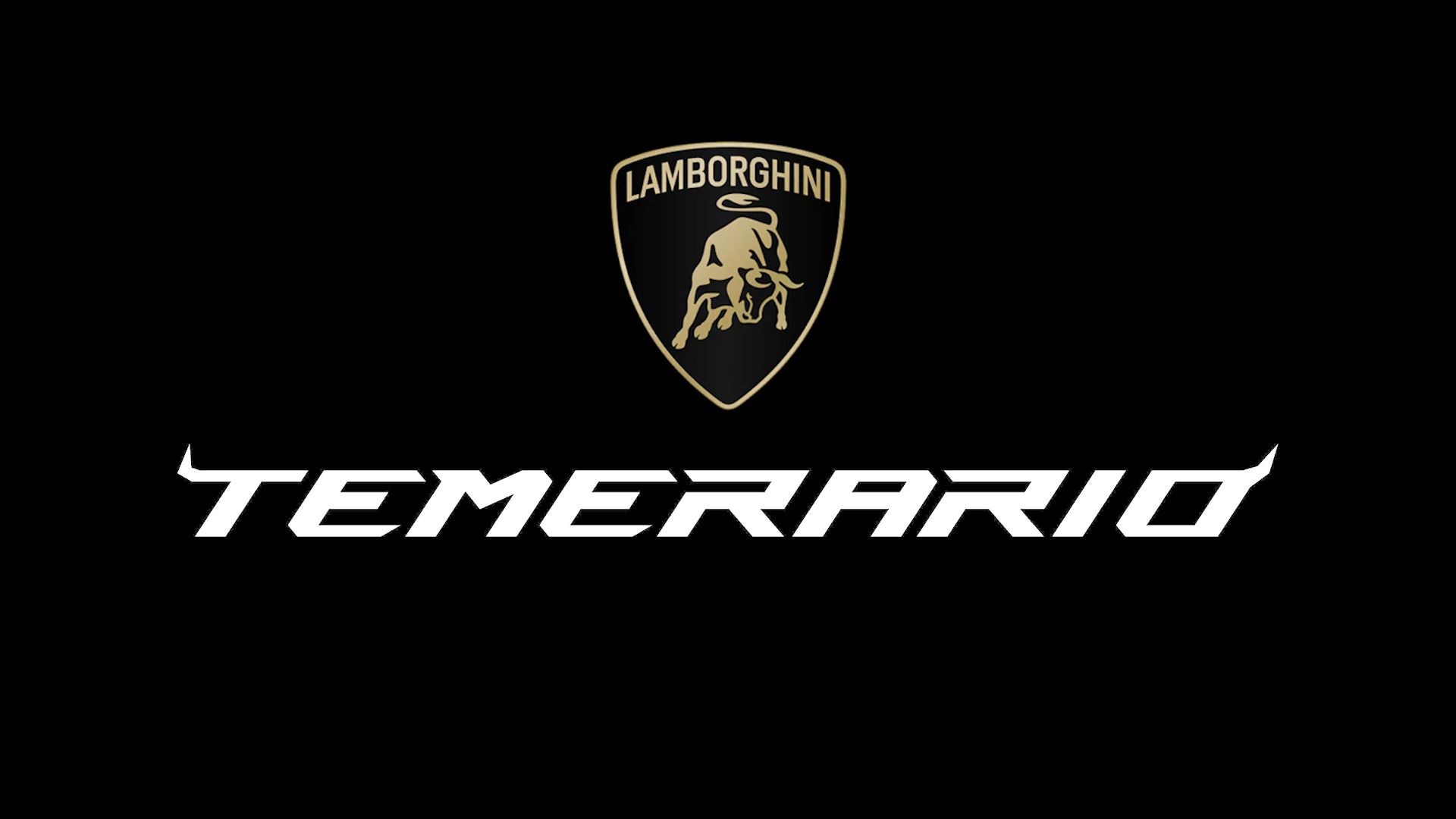 Lamborghini Temerario Logo alongside new Lamborghini shield