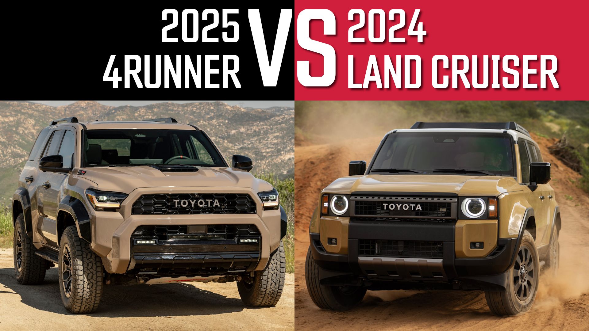 Land Cruiser vs 4Runner Comparison