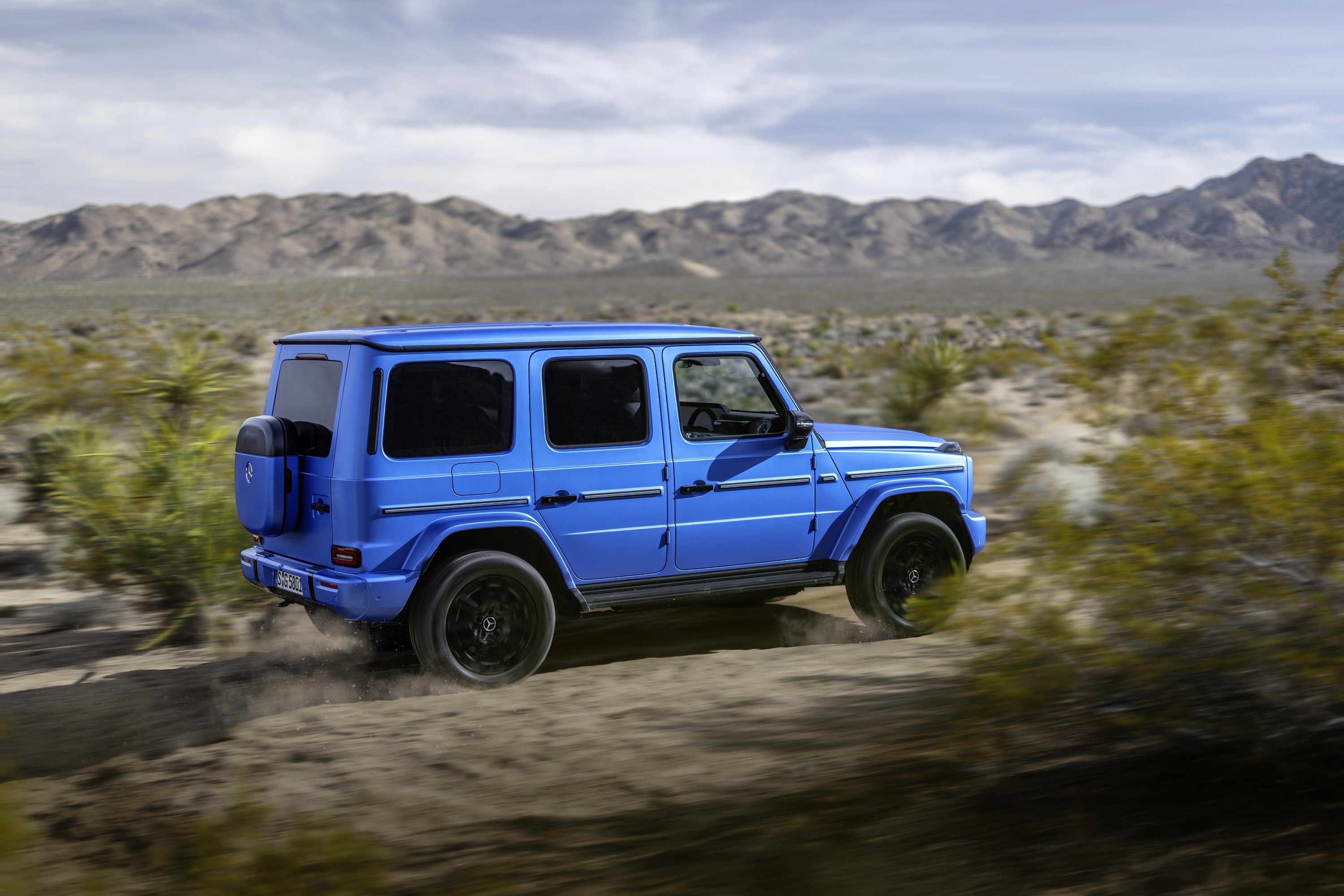 First-Ever Electric Mercedes-Benz G-Class Arrives With Four Electric ...