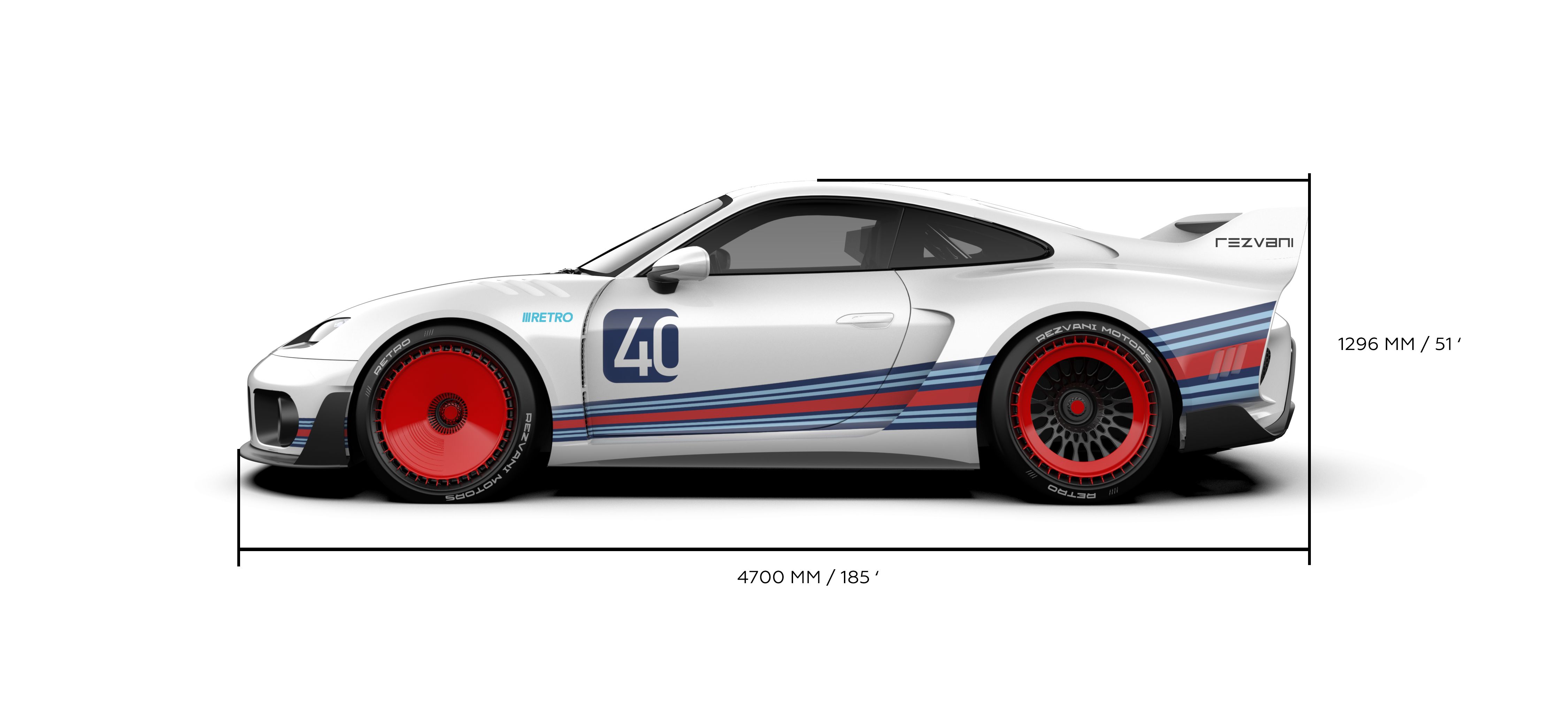 Rezvani Retro RR1 Is A Porsche 935-Inspired Retromod With Up To 750 HP