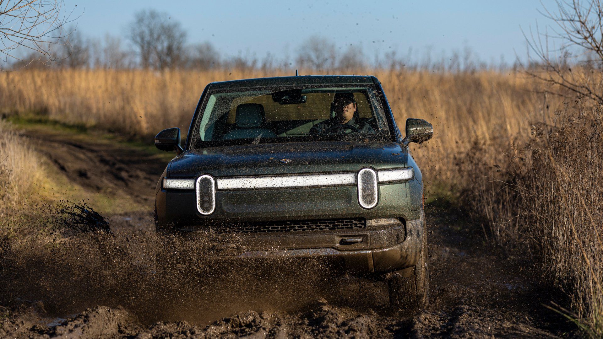 Rivian R1T Stealth Paint Protection Forest Green