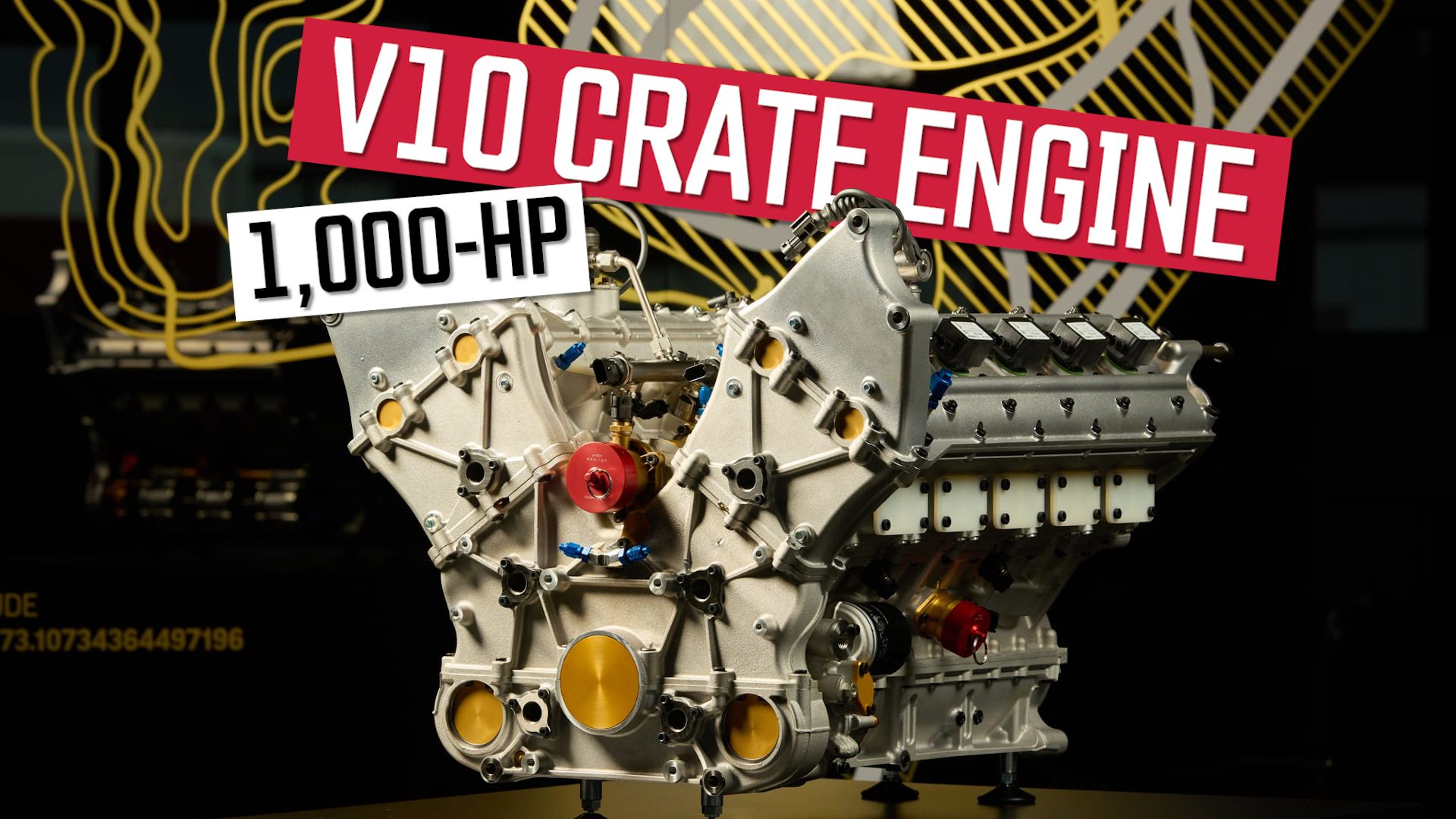 This Twin-Turbo 1,000-HP V10 Crate Engine Is The Perfect Way To Get Your V10 Fix