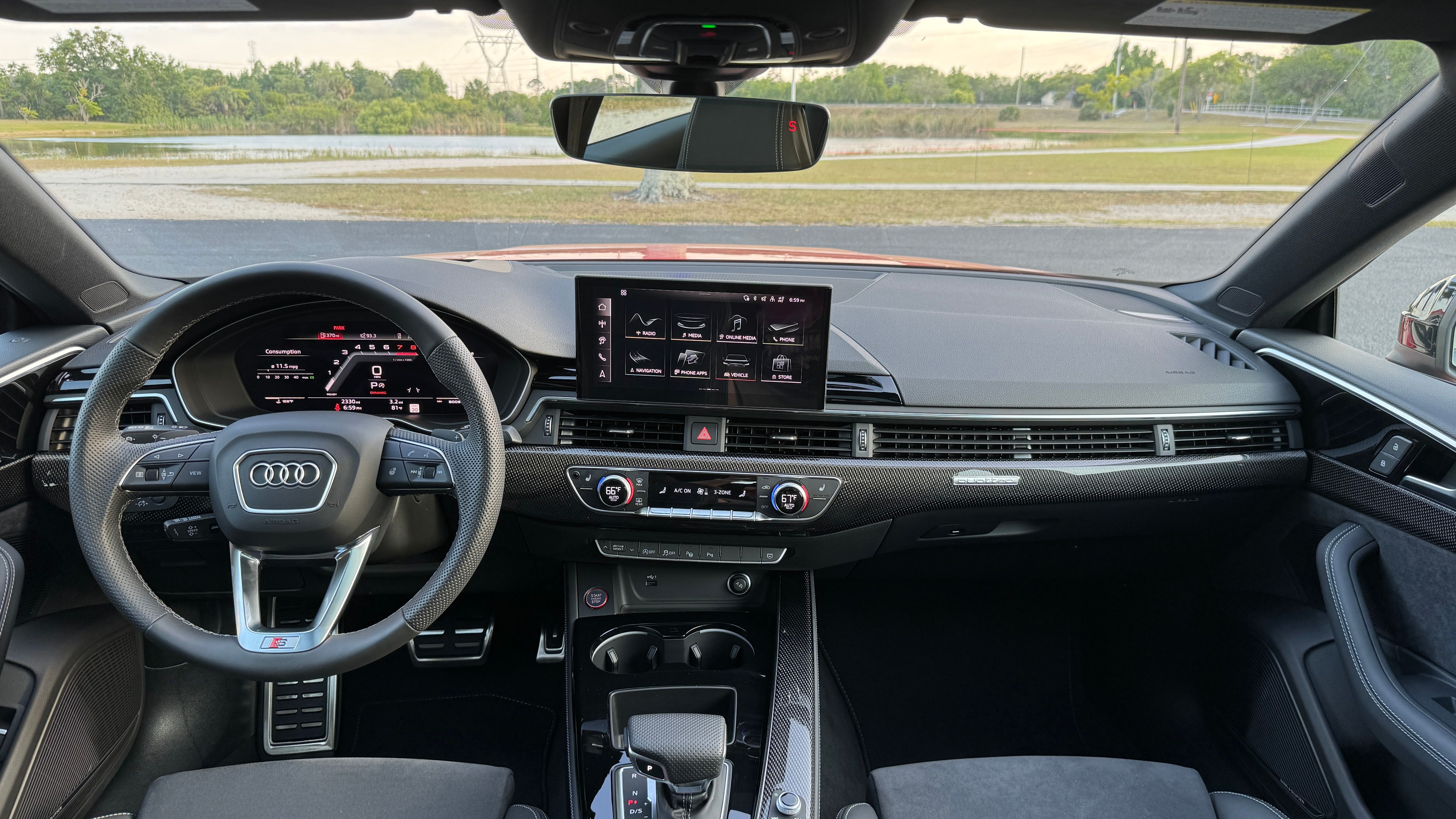 2024 Audi S5 Sportback dash