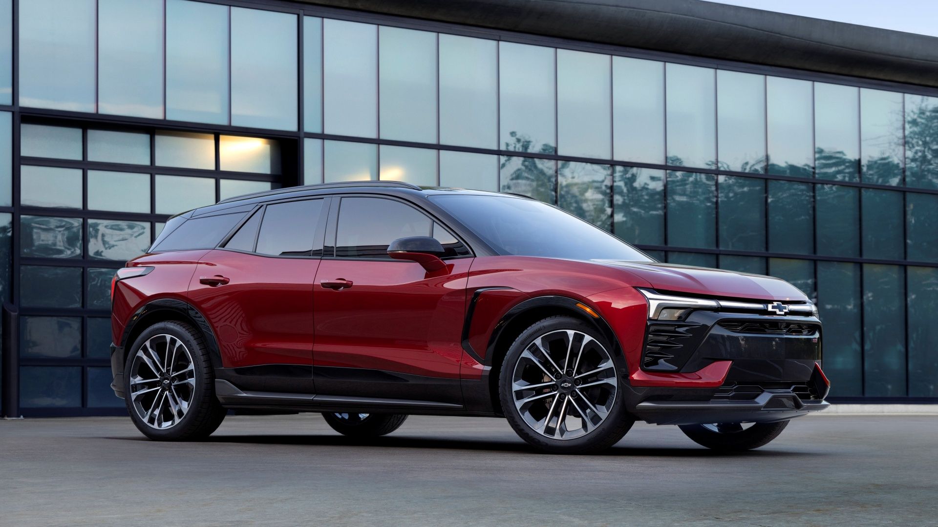 2024 Chevrolet Blazer EV Red Front Quarter