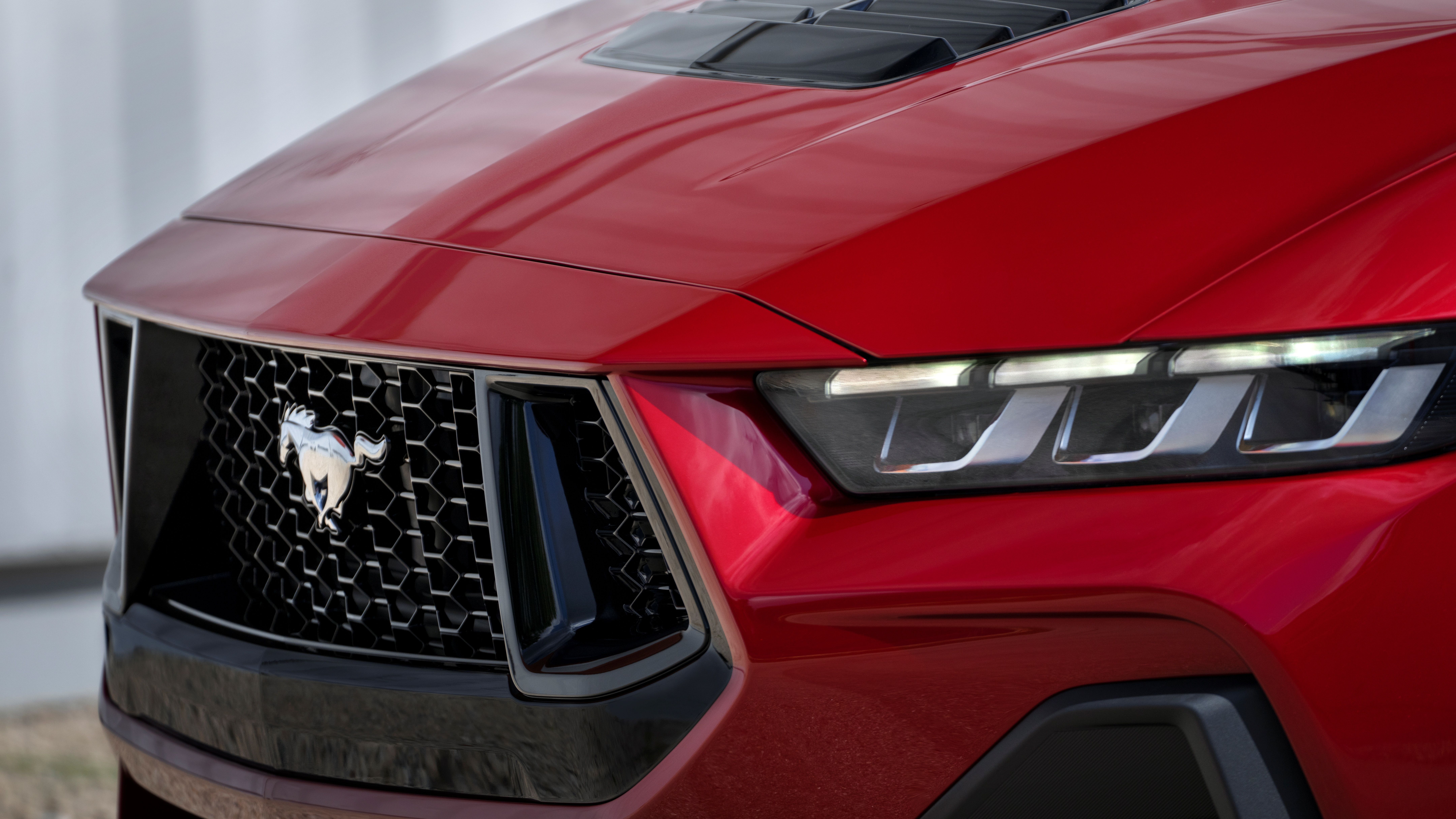 2024 Mustang Front End Red