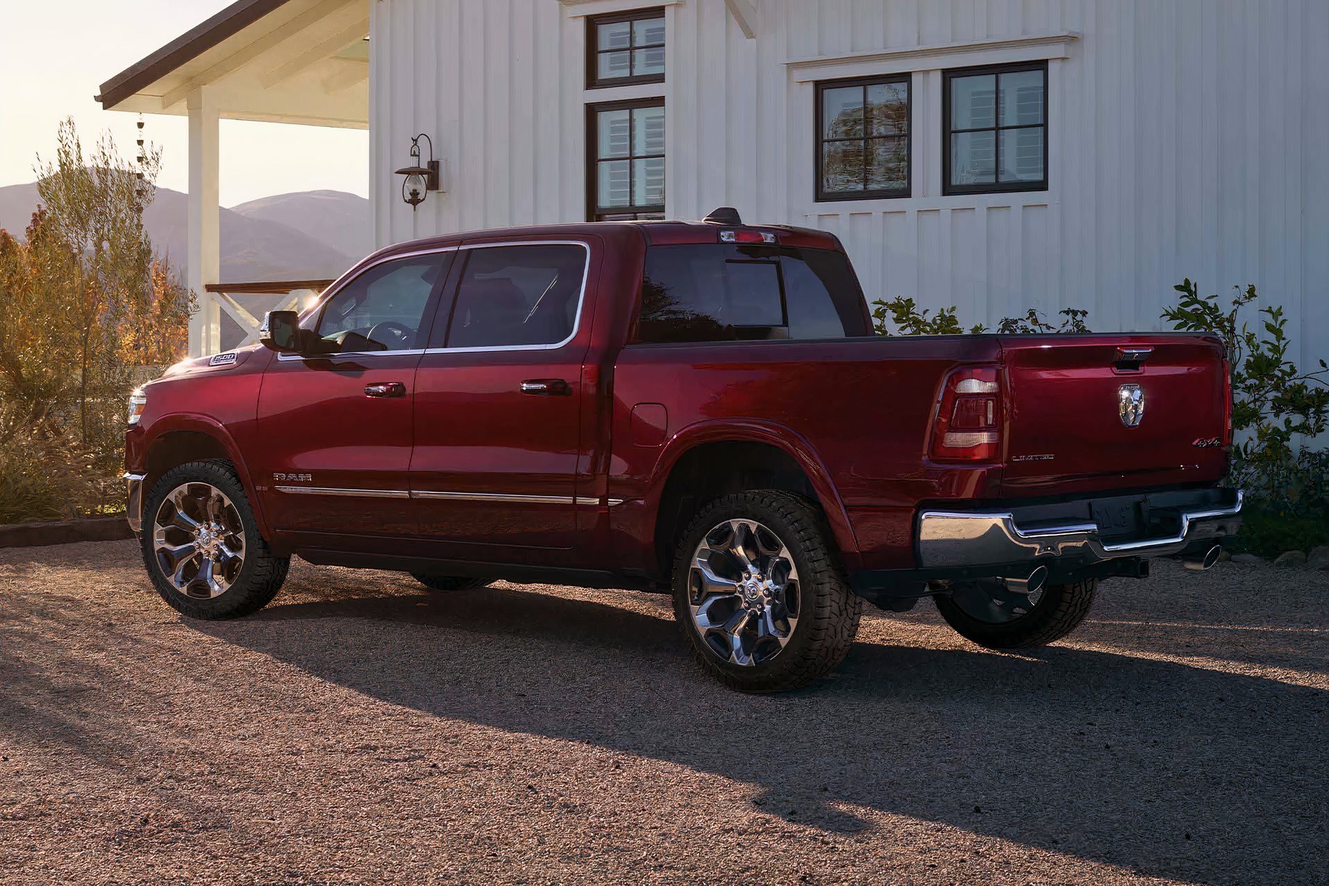 4th Gen Ram 1500 Rear Angle View