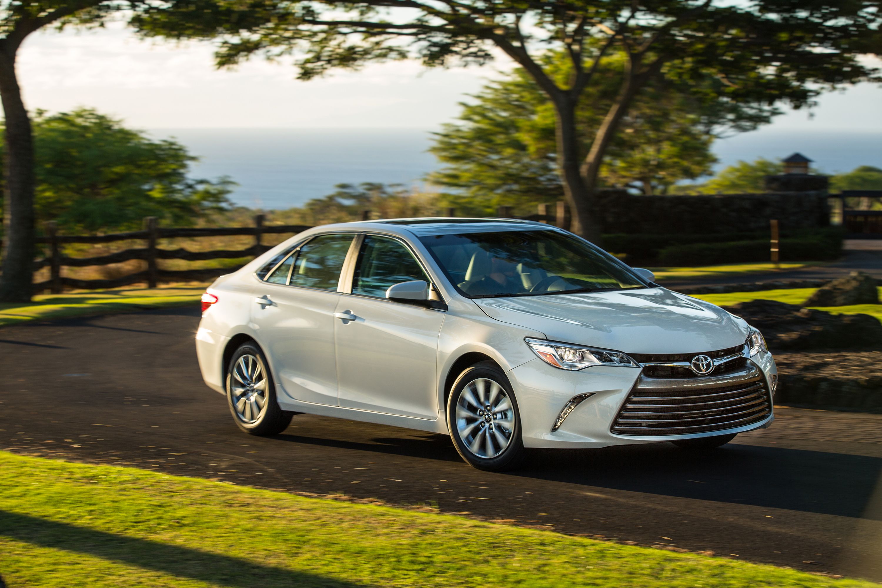 7th Generation Toyota Camry Side View Driving