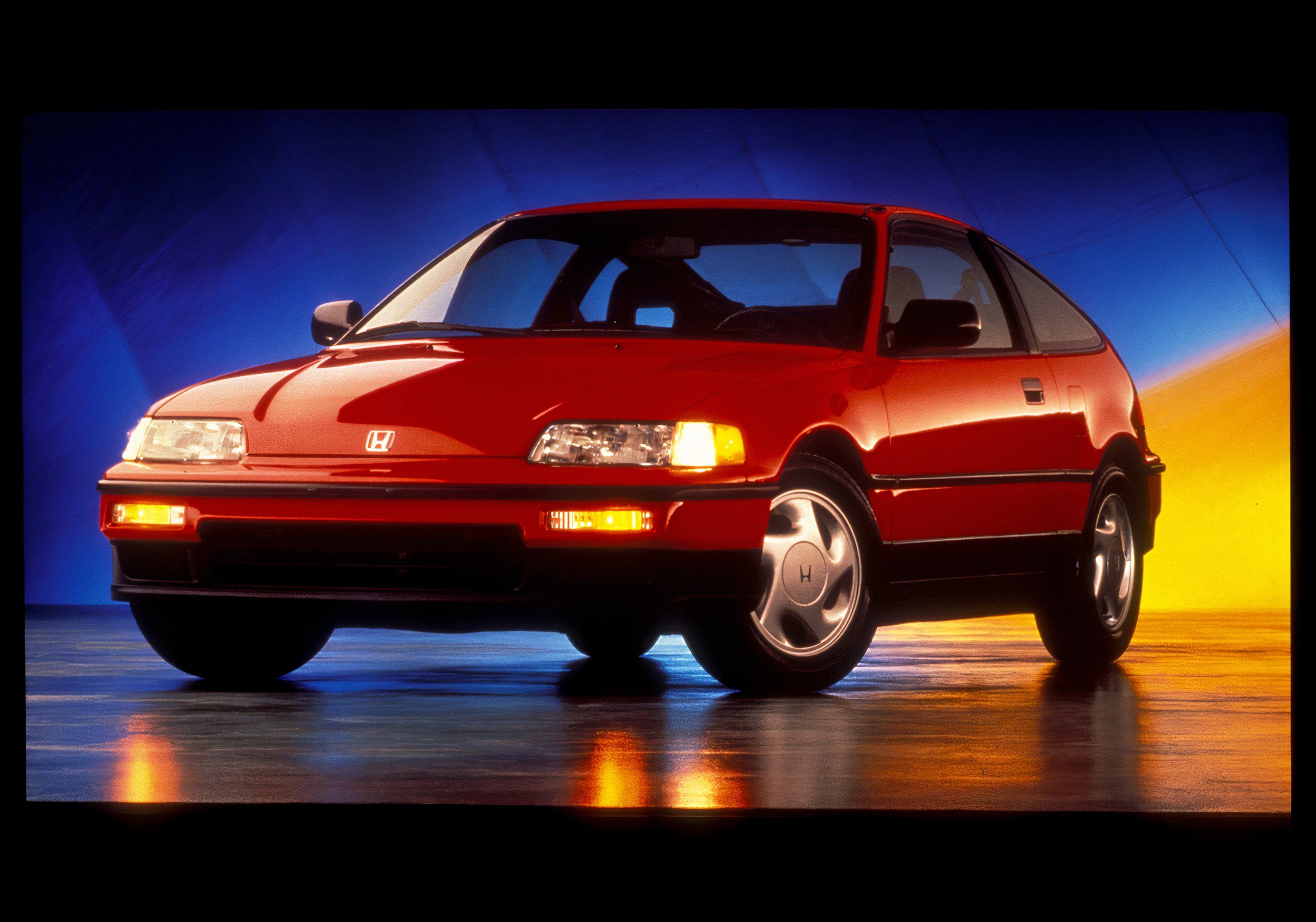 1990 Honda CRX Si, Red