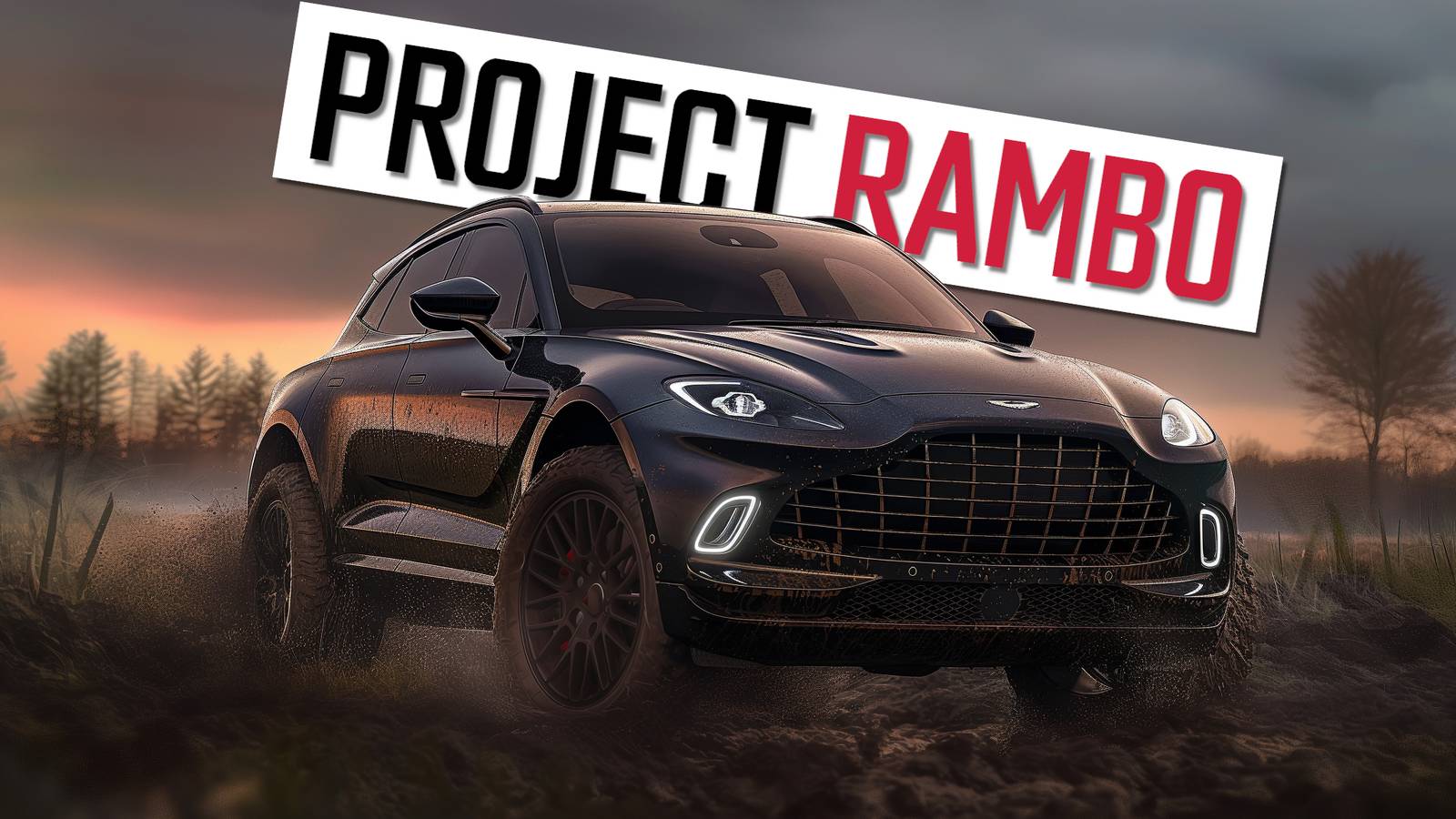 Project Van Rambo Aston Martin 'Project Rambo' May Become Rugged Land Rover Defender Rival