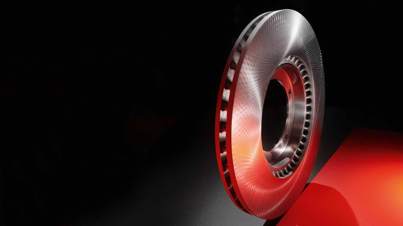 Porsche ventilated brake disc