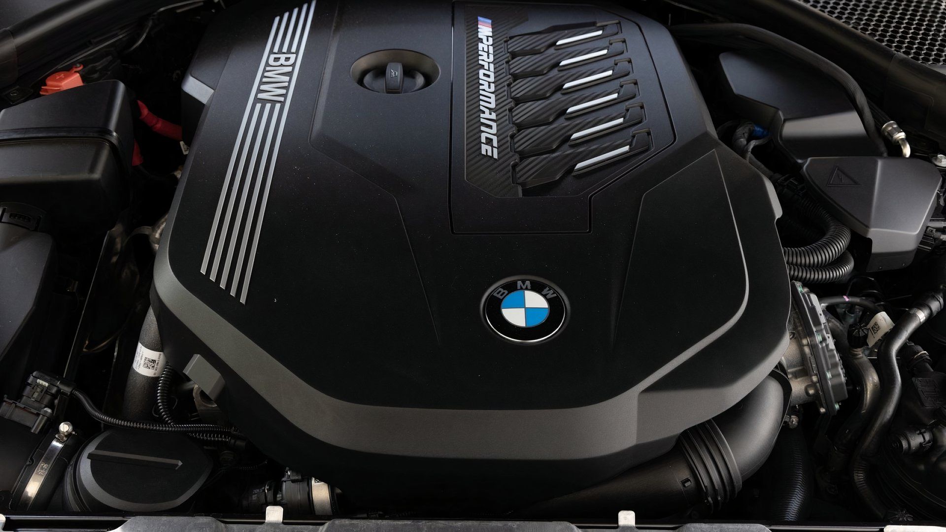 2024 BMW M240i, engine, closeup view of top