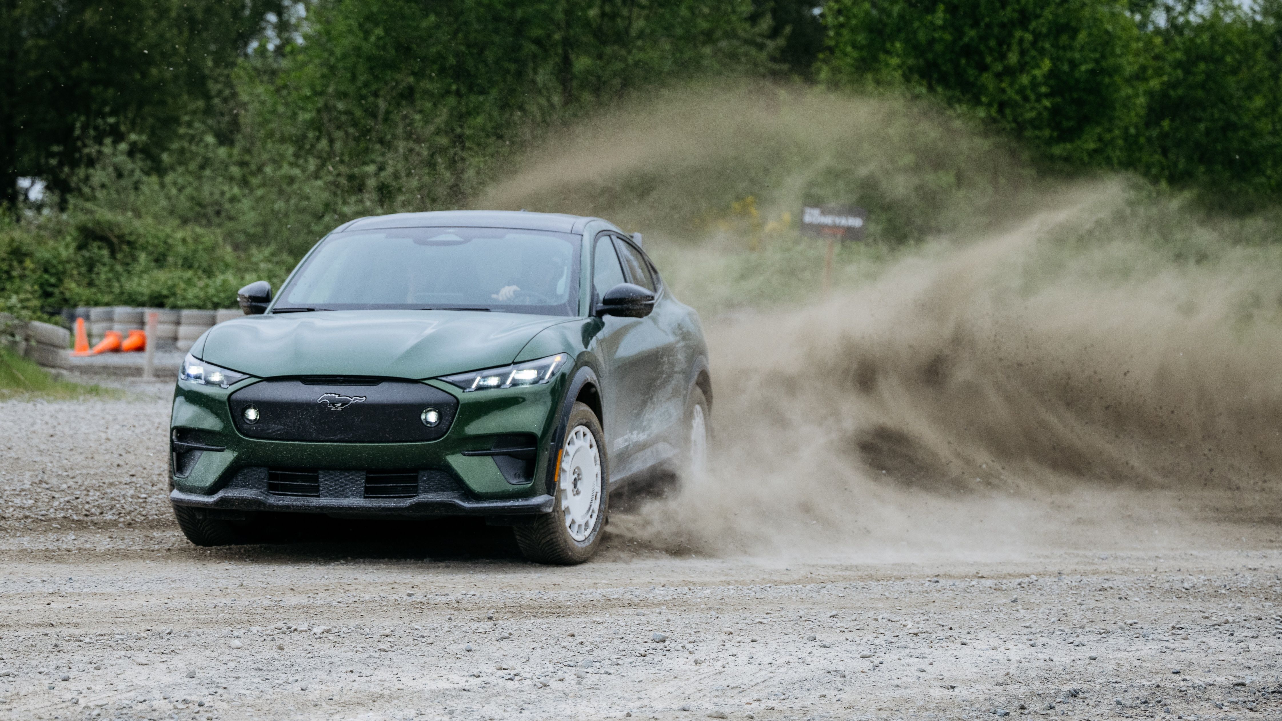 2024 Ford Mustang Mach-E Rally front sliding rolling