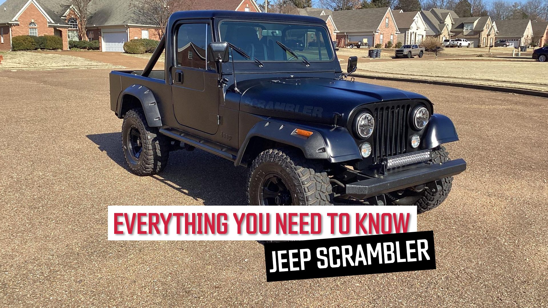 Jeep Scrambler: Everything You Need To Know About The Classic Pickup