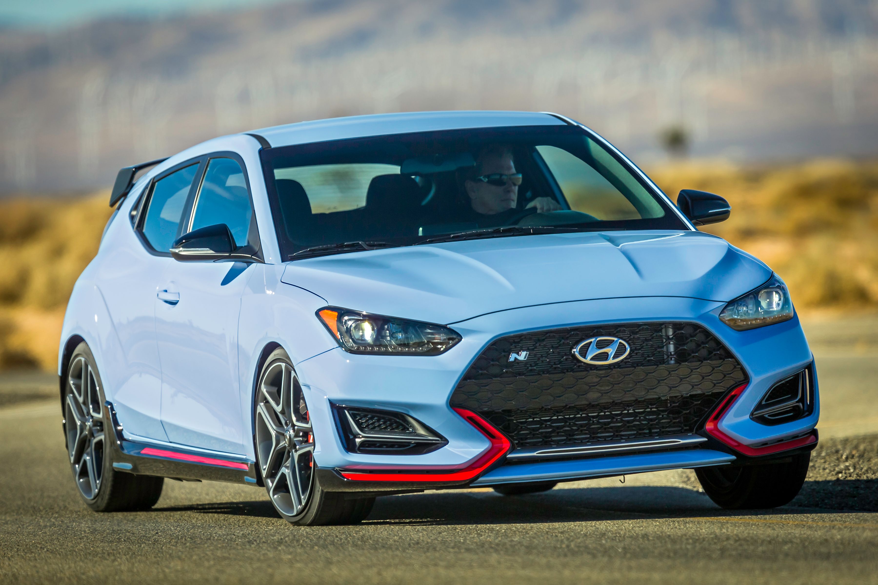 2022 Hyundai Veloster N, Blue/Red