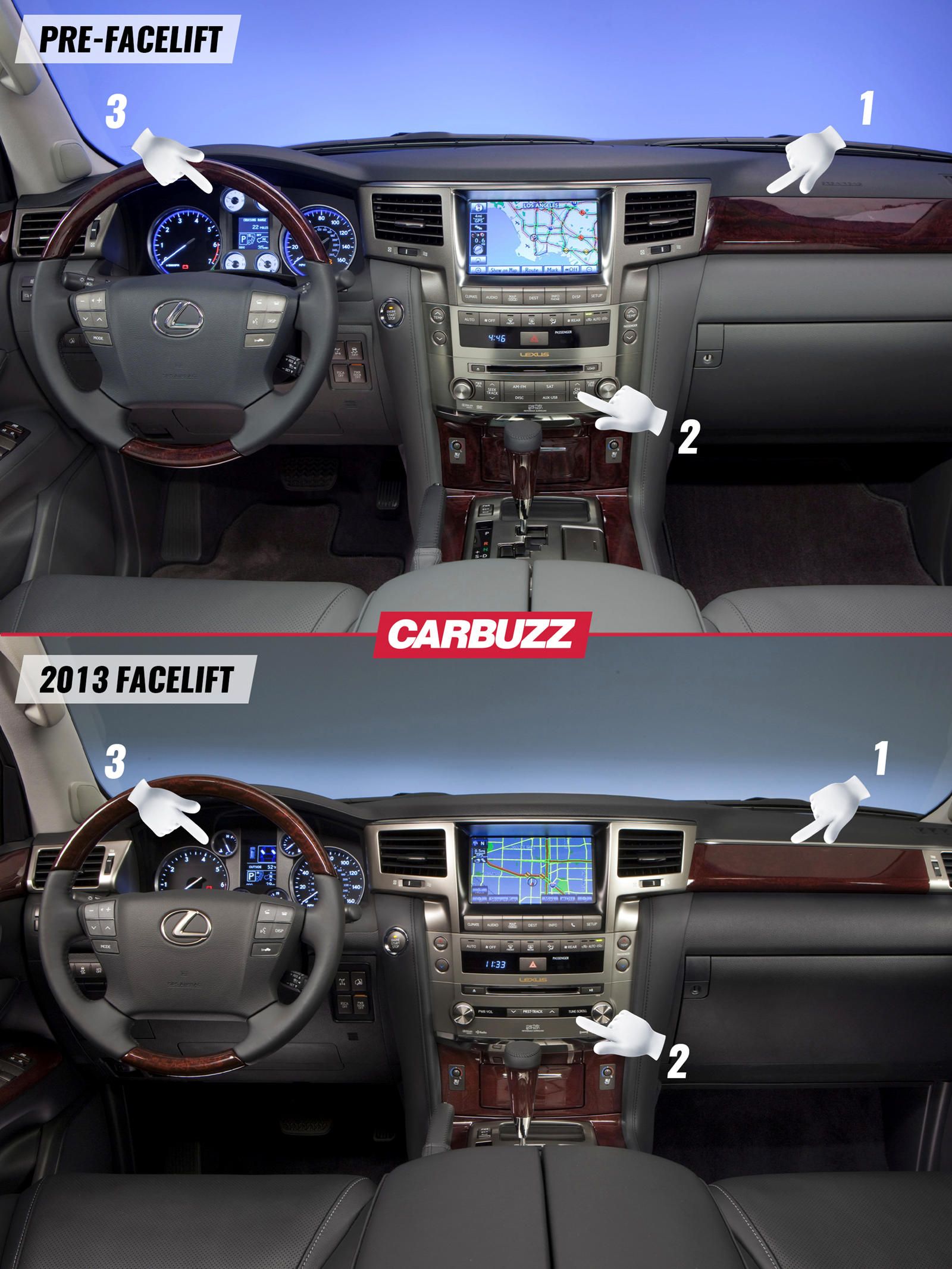 Lexus LX 3rd-Generation Dashboard