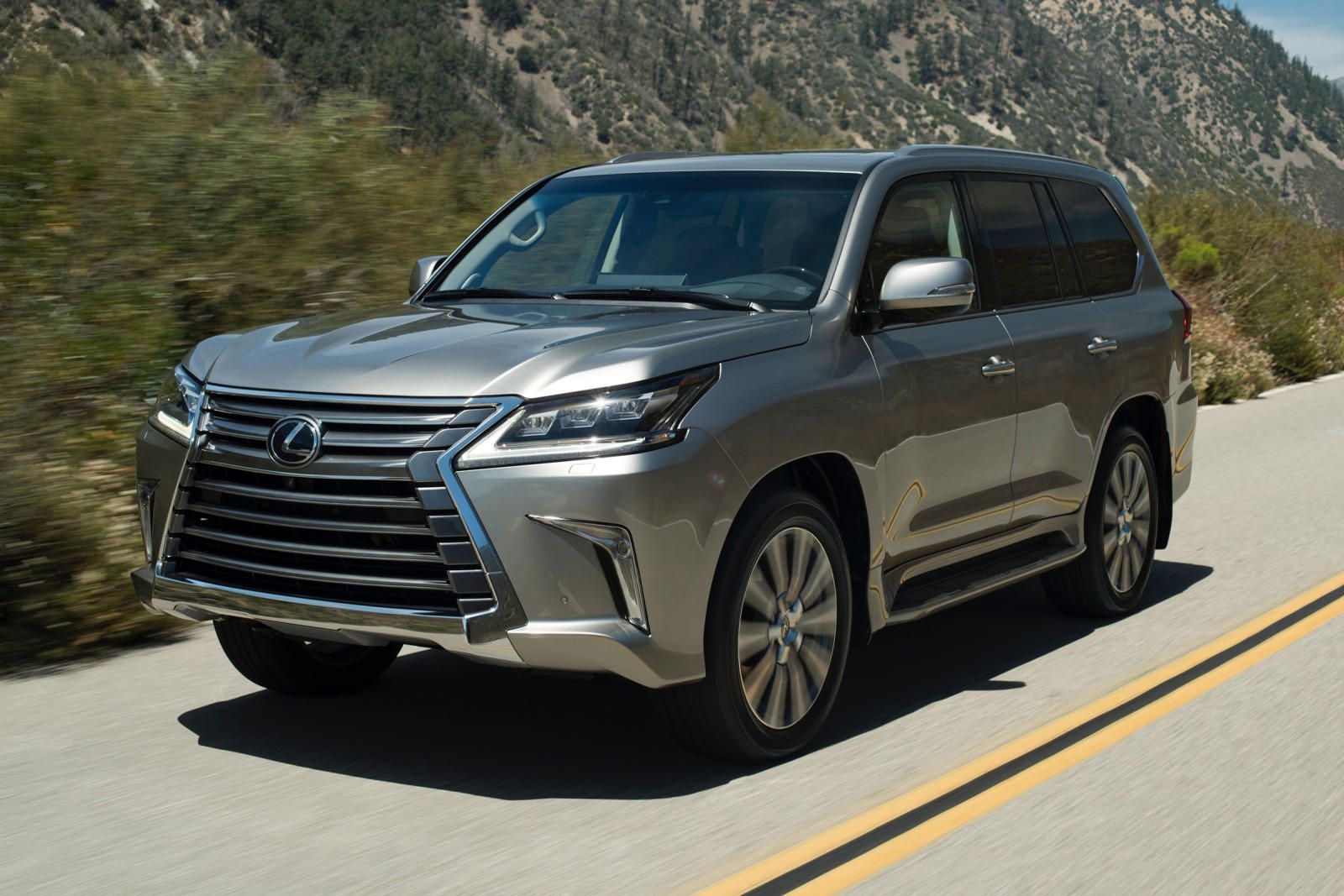 Lexus LX 3rd-Generation Front View Driving