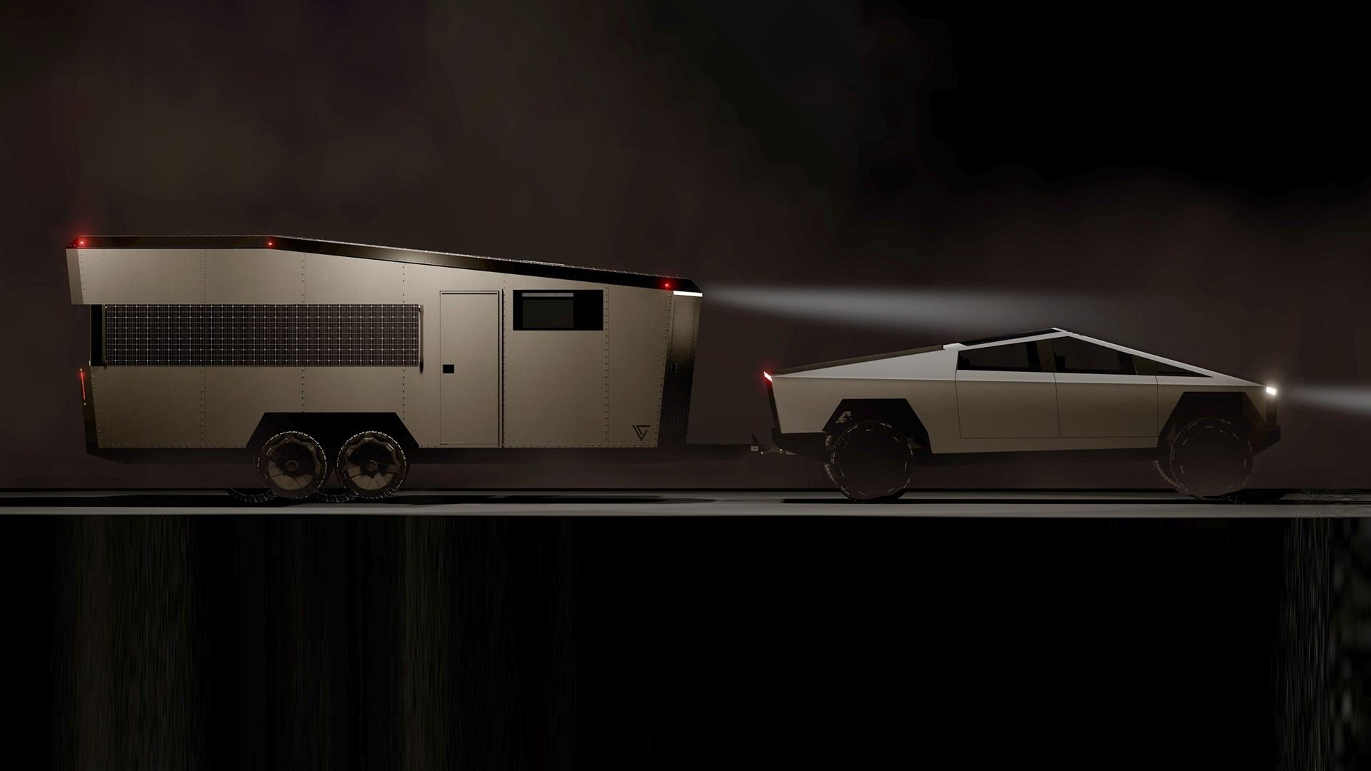 The CyberTrailer Camper Is The Perfect $175,000 Accessory To Match Your Tesla Cybertruck