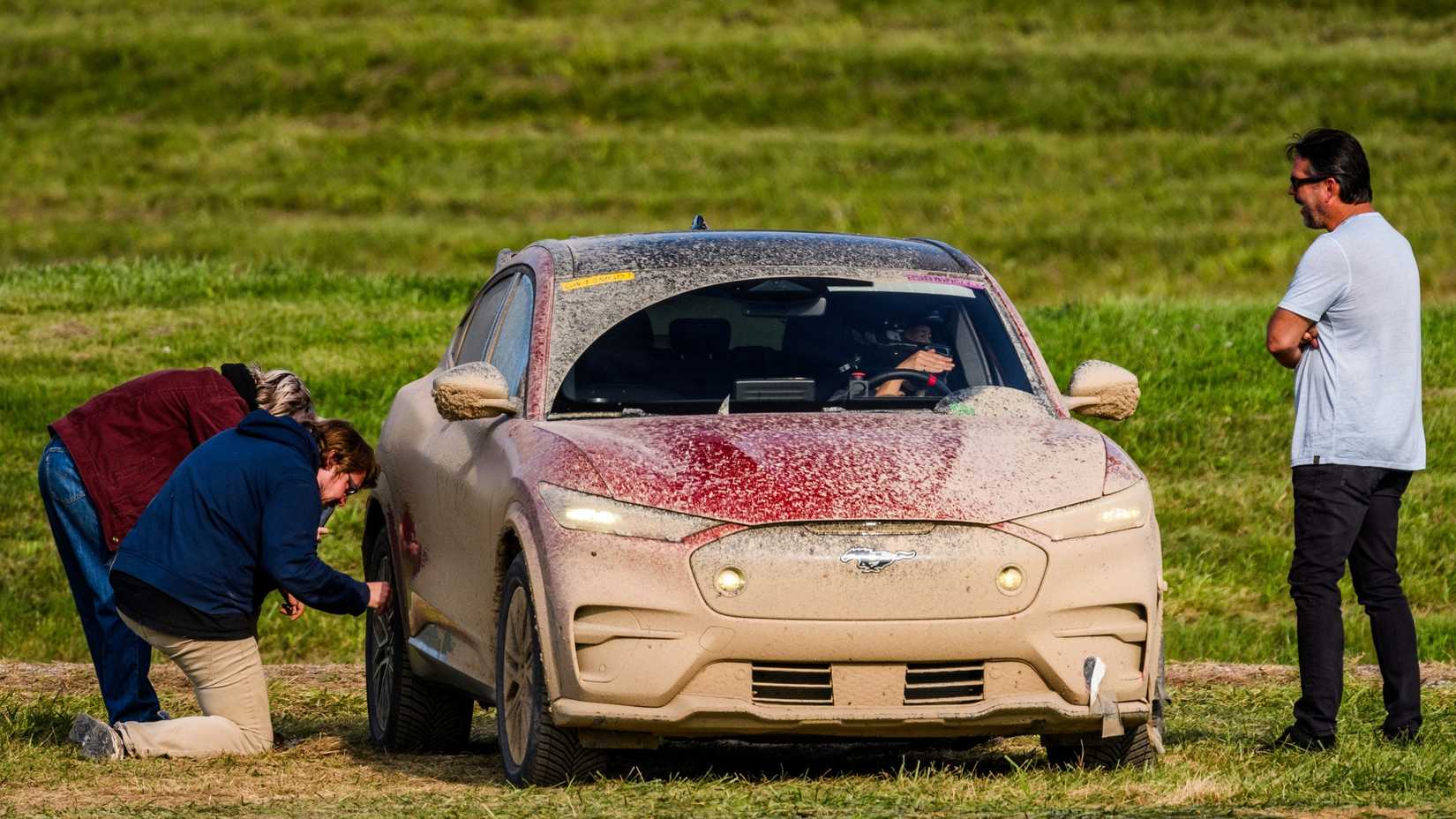 Ford Built A Whole Dirt Track Just For Testing The Mustang Mach-E Rally