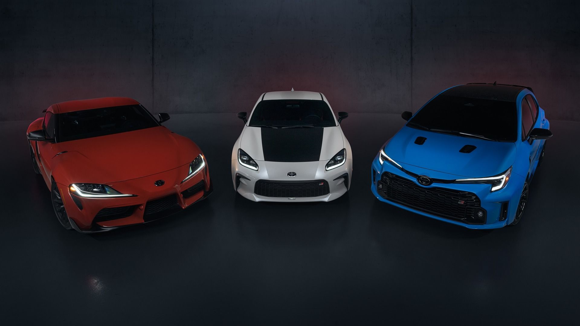 Toyota GR lineup group photo