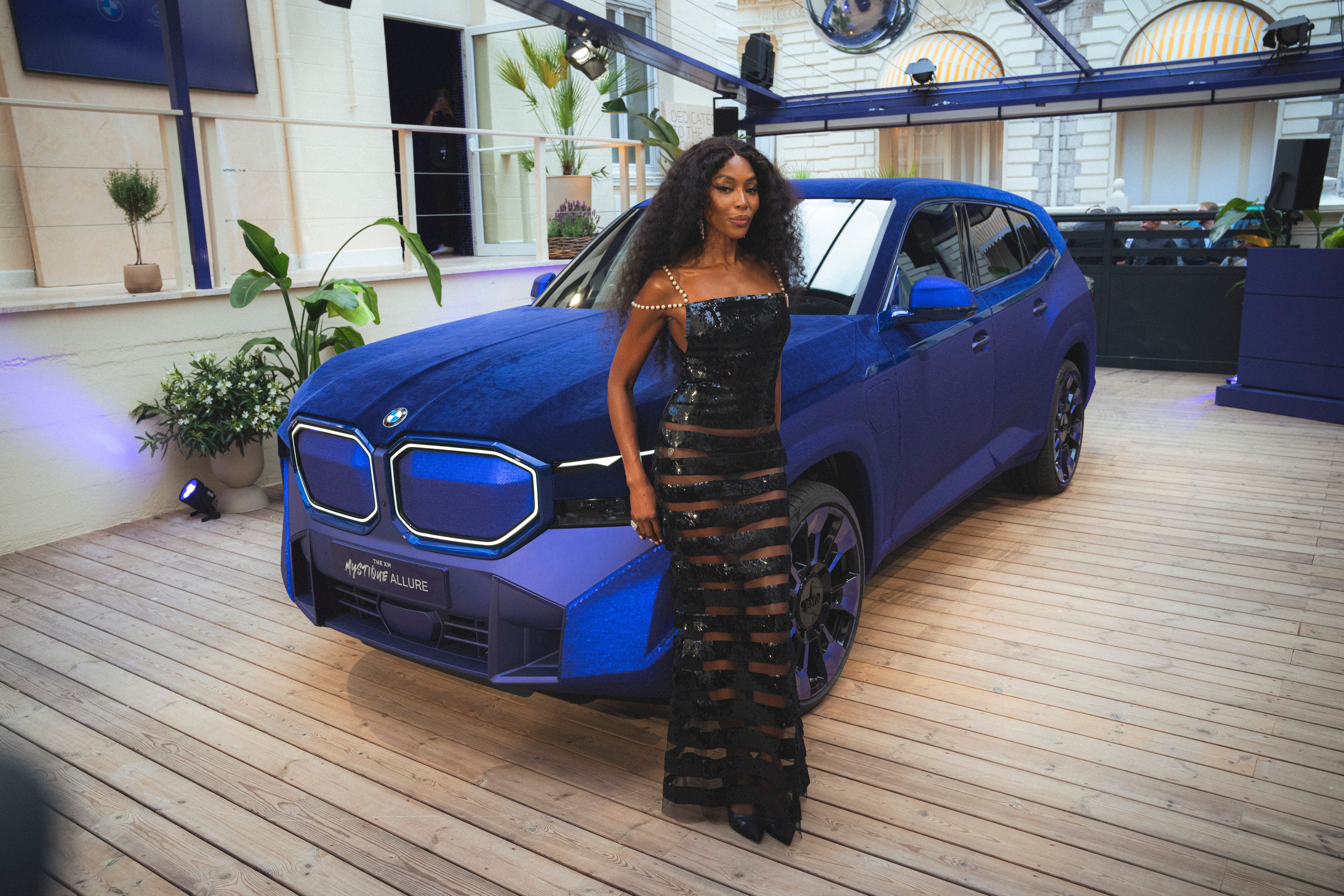 BMW XM Mystique Allure Revealed As Sequined Velvet One-Off By