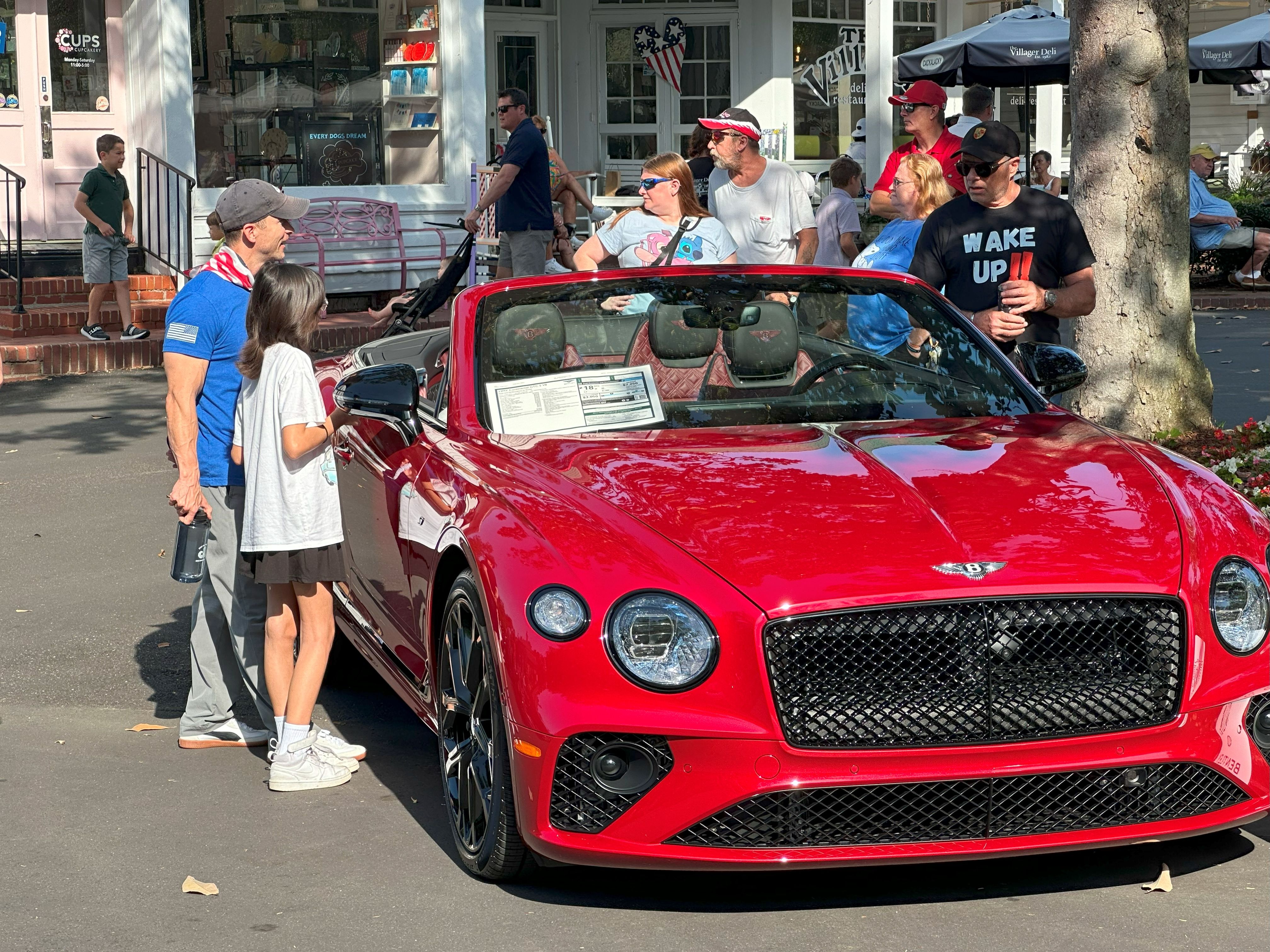 Red Bentley Car Show