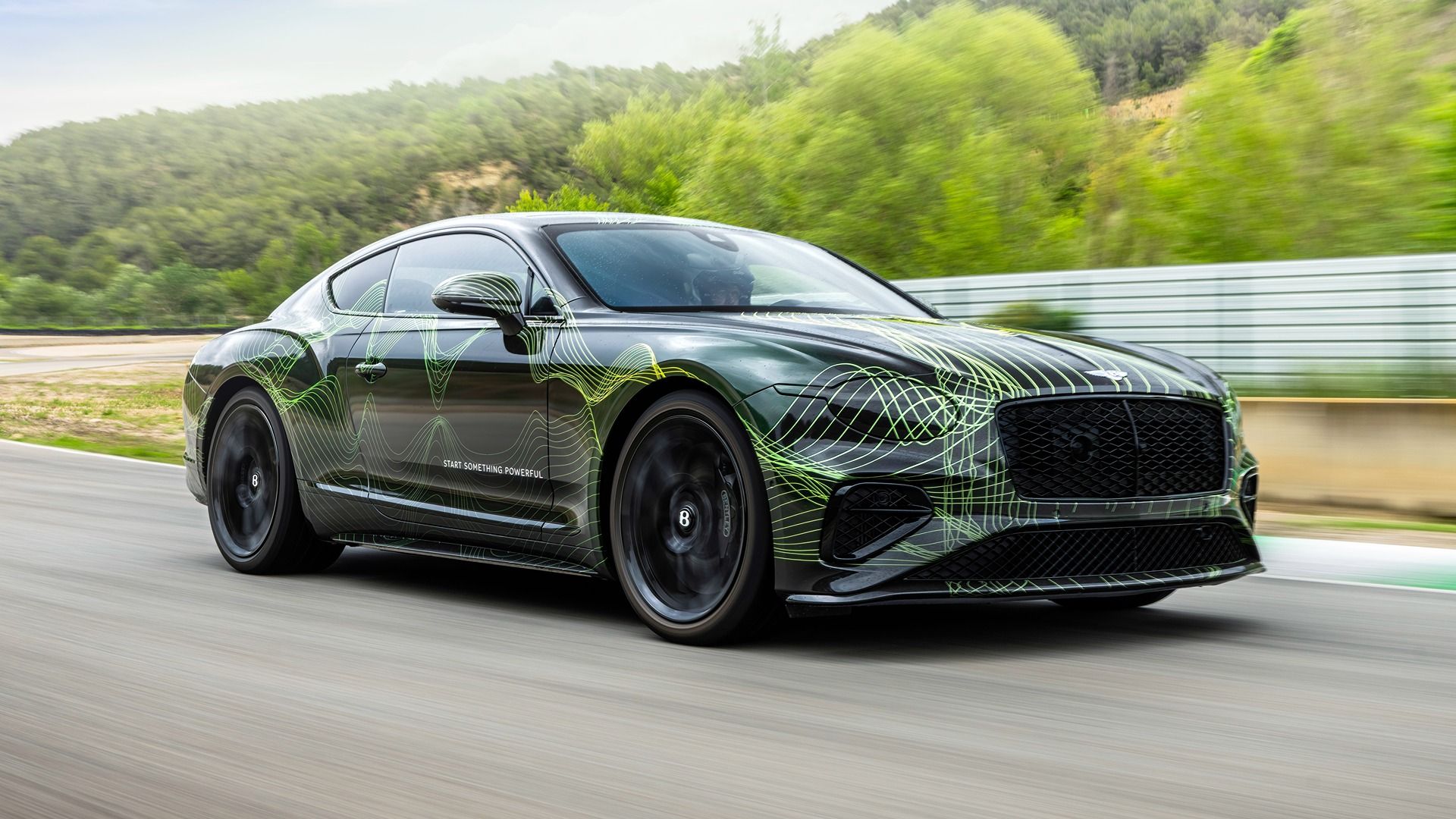 Bentley Continental GT 3/4 front view