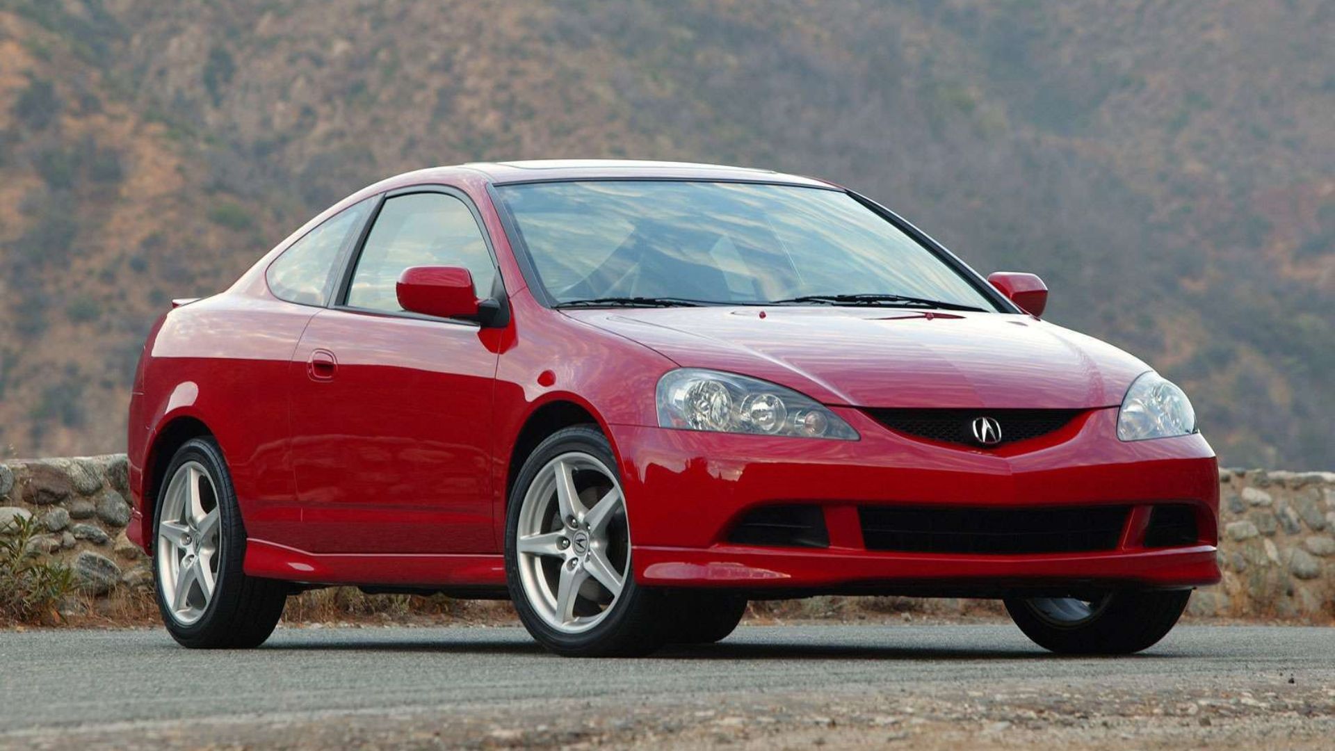 2005 acura rsx type s front quarter red